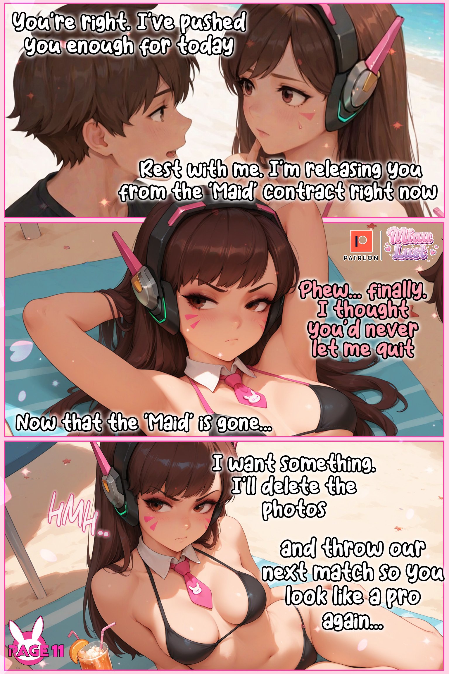 [MiauLust] D.va in Maid Service (OVERWATCH) 14