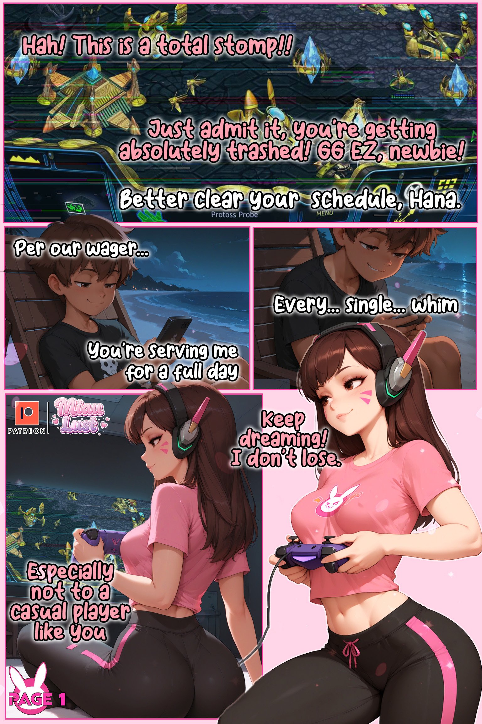 [MiauLust] D.va in Maid Service (OVERWATCH) 3