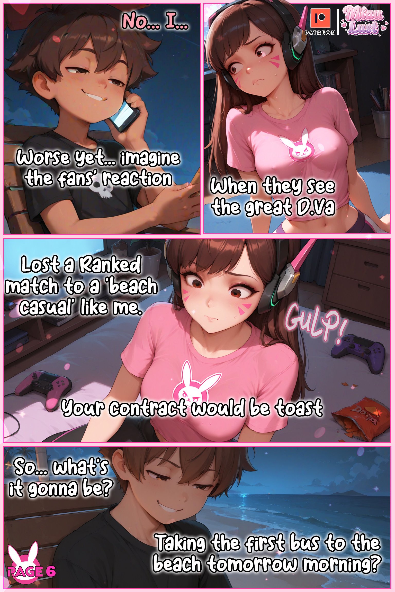 [MiauLust] D.va in Maid Service (OVERWATCH) 8