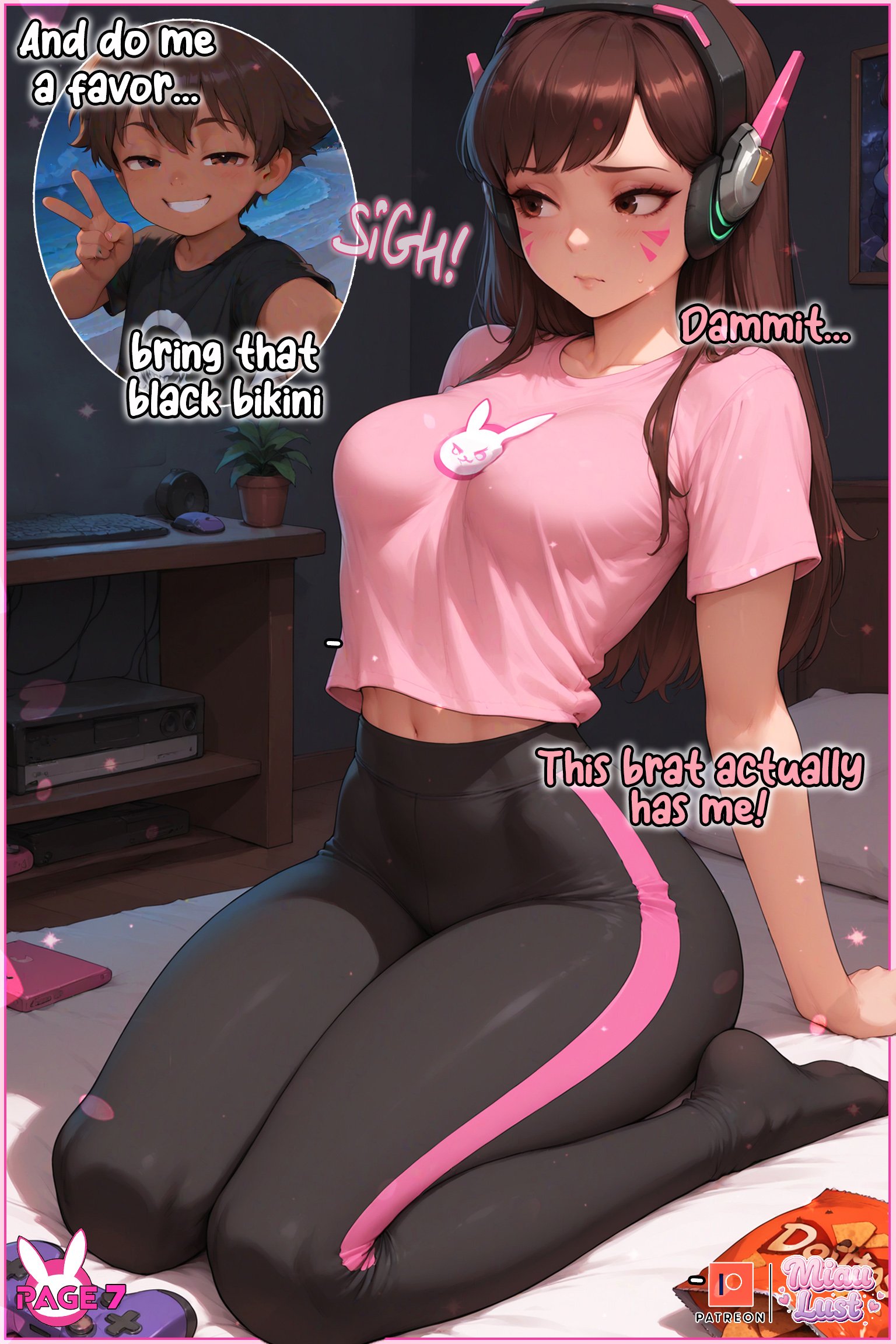 [MiauLust] D.va in Maid Service (OVERWATCH) 9