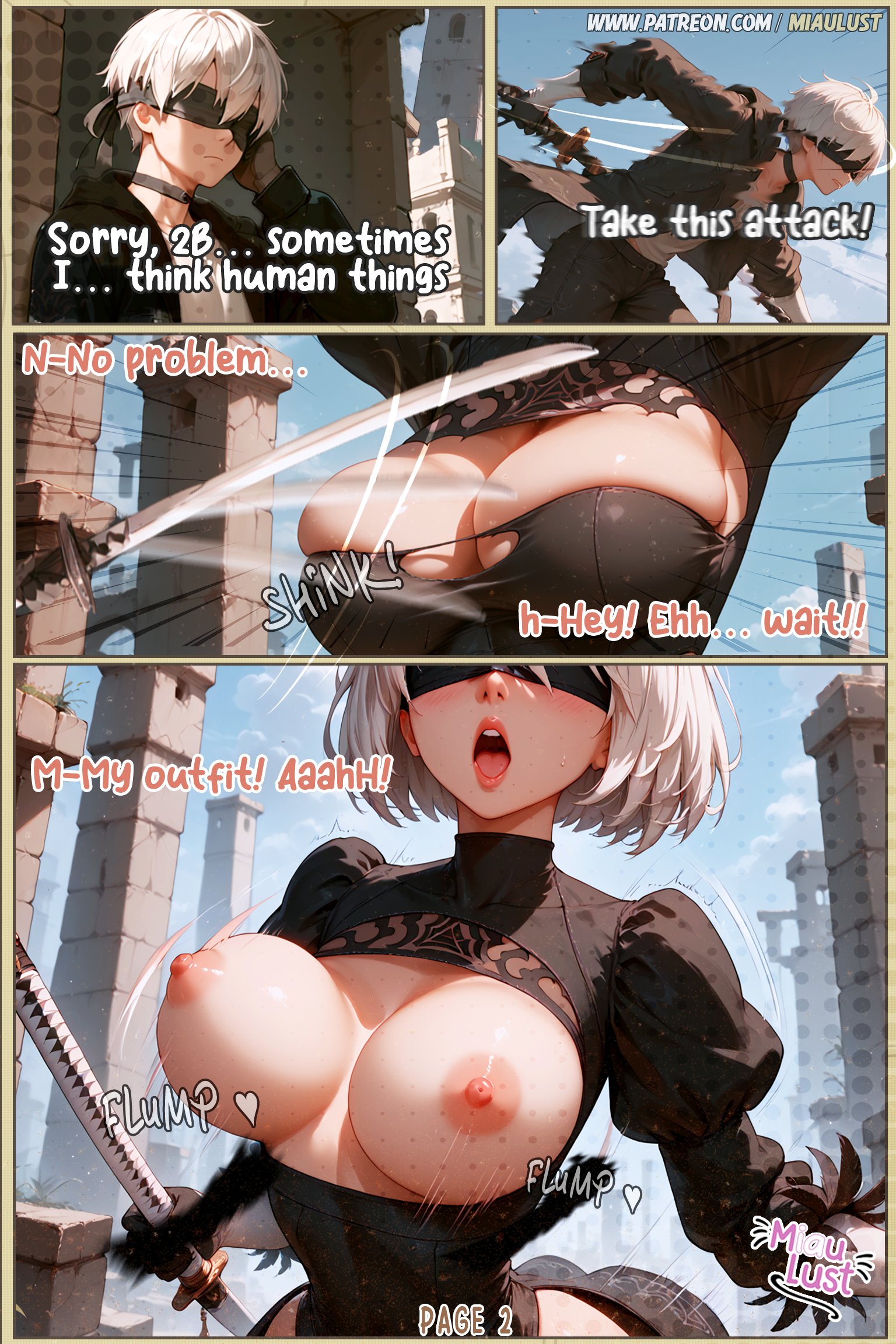 [MiauLust] Nier Sexmata (2B PARODY NIER AUTOMATA) 4