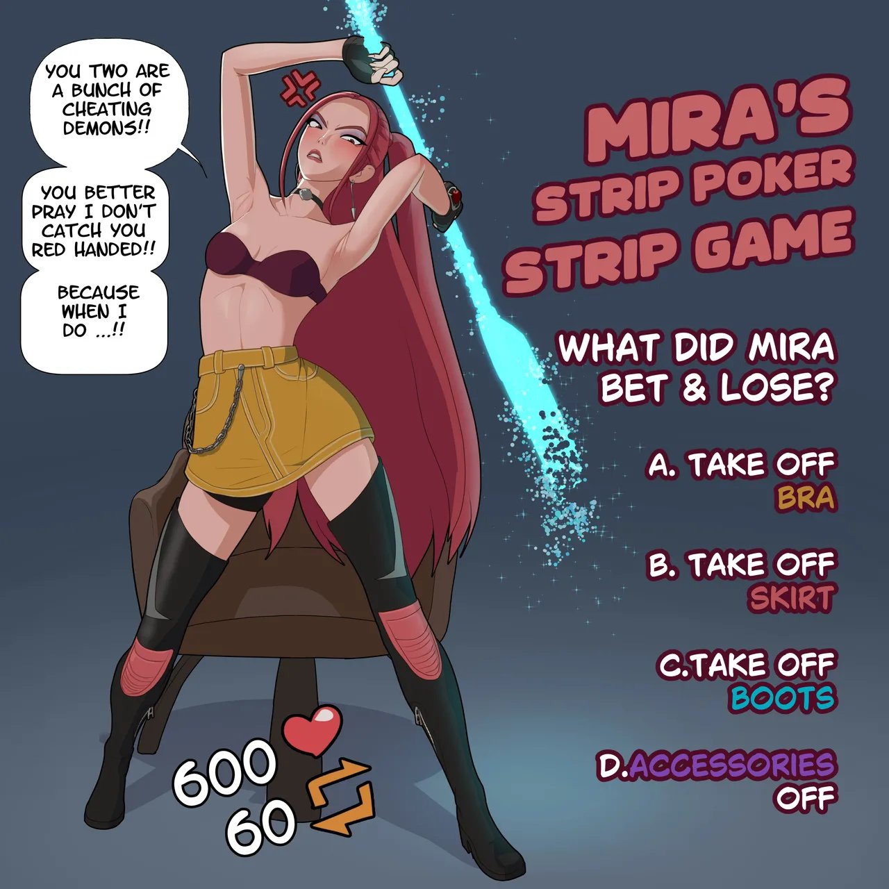 Mira's Strip Poker Strip Game 2