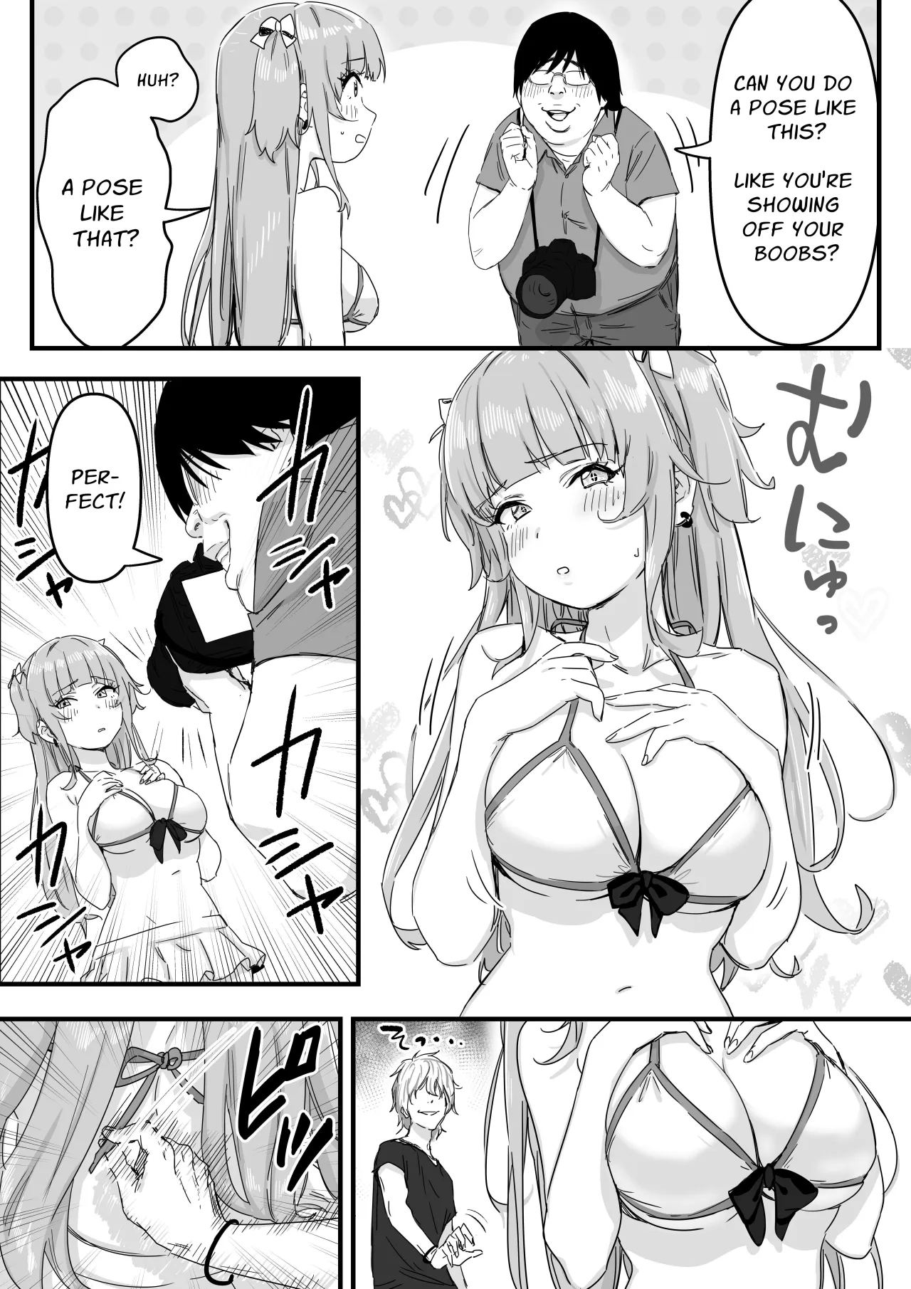 Mizugi Idol no Nama Oppai wo Minna no Mae de Sarashitai 10