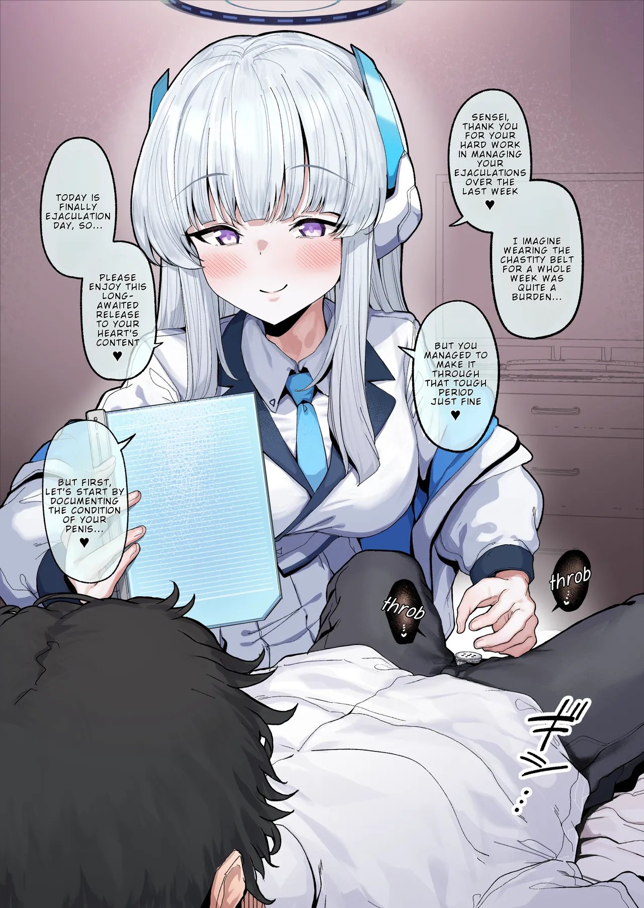 [Momonosuke (Momokan)] Yuuka Hayase – POV Style Footage While Ushio Controls His Ejaculation With a Handjob 2