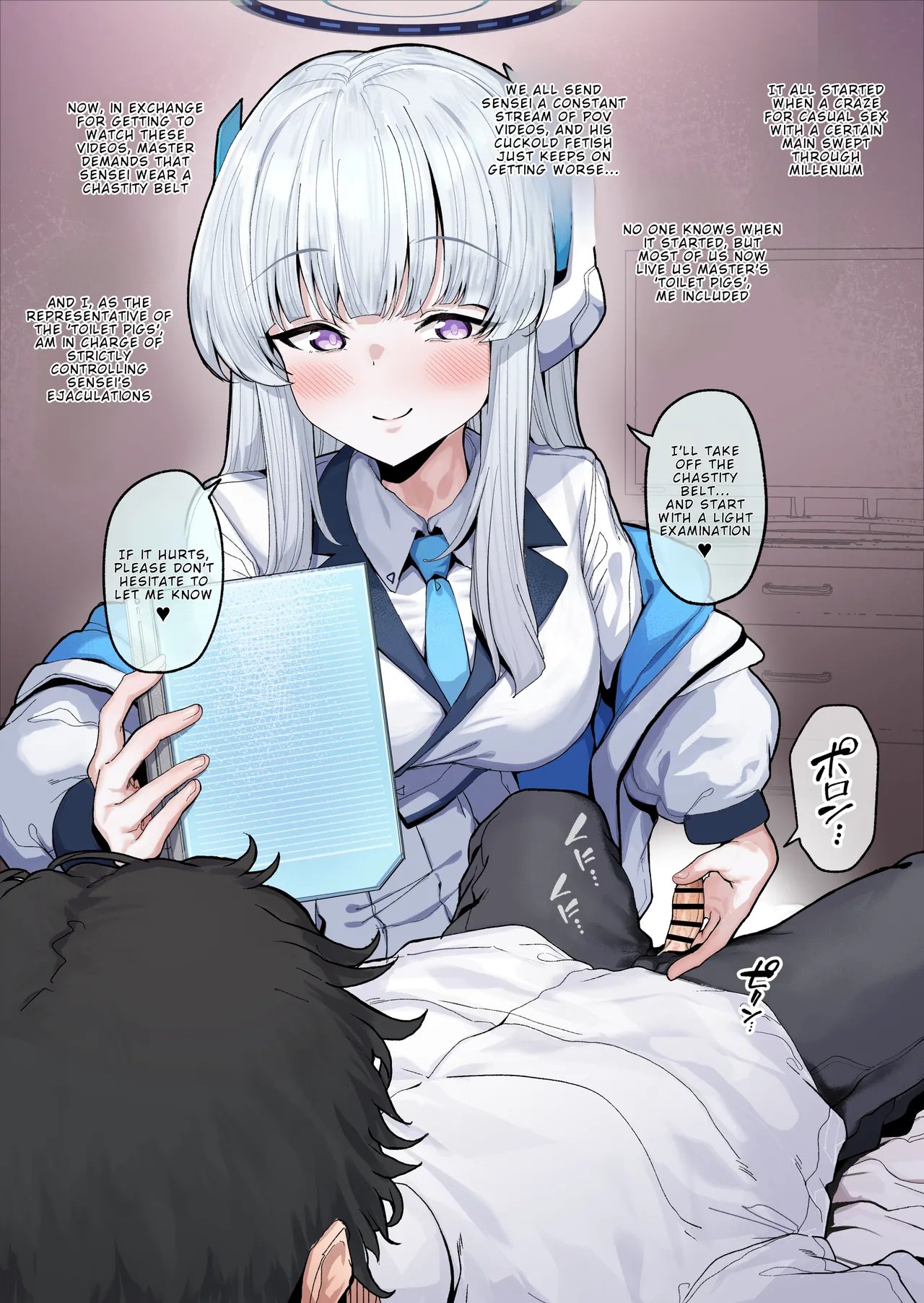[Momonosuke (Momokan)] Yuuka Hayase – POV Style Footage While Ushio Controls His Ejaculation With a Handjob 3