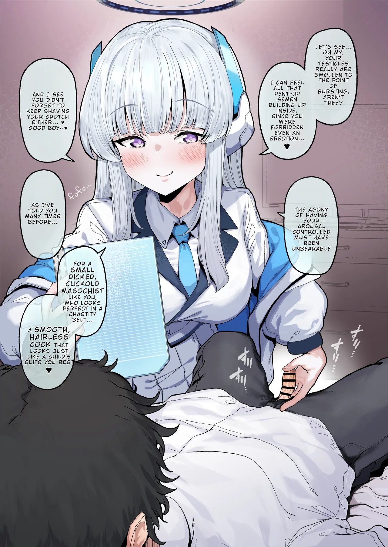 [Momonosuke (Momokan)] Yuuka Hayase – POV Style Footage While Ushio Controls His Ejaculation With a Handjob 4
