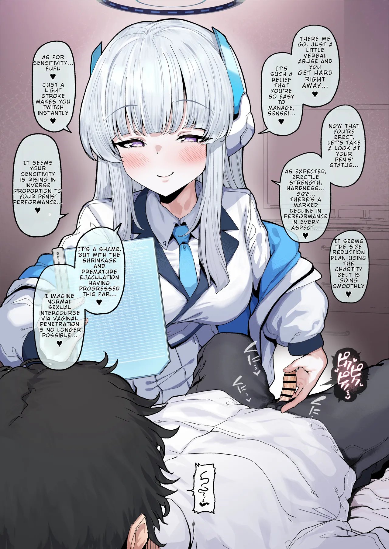 [Momonosuke (Momokan)] Yuuka Hayase – POV Style Footage While Ushio Controls His Ejaculation With a Handjob 5