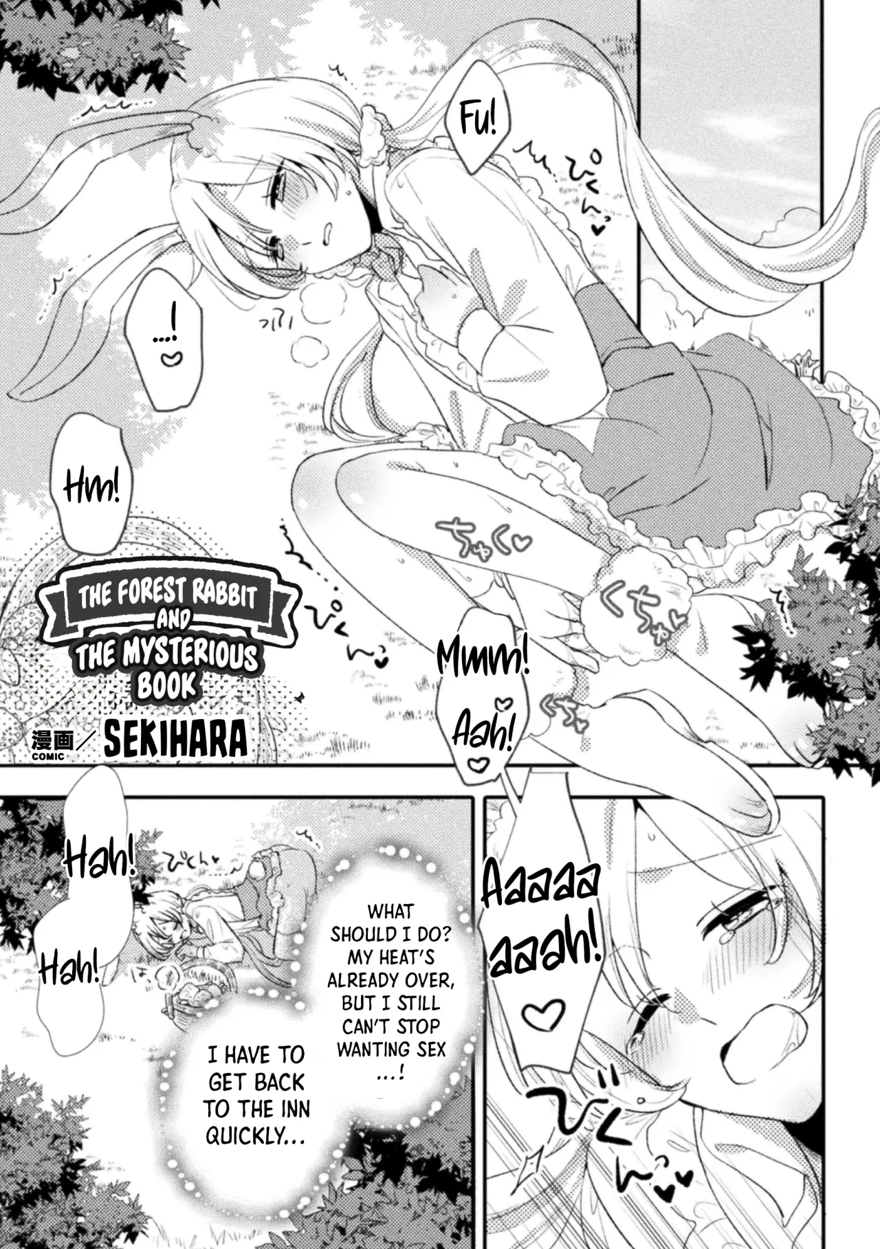 Mori no usagi to fushigina hon 1