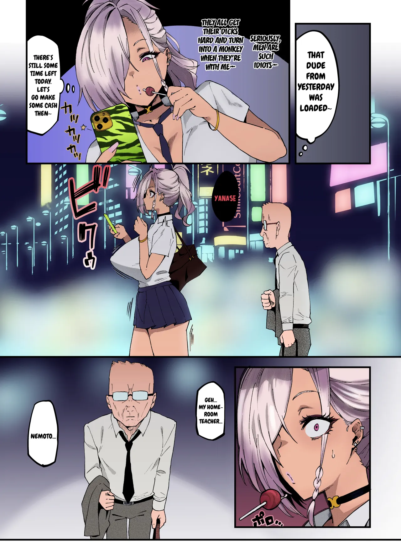 Mucchiri Dekkai Tsuyo Tsuyo Bitch Gal o Wakaraseru - Colorized 8