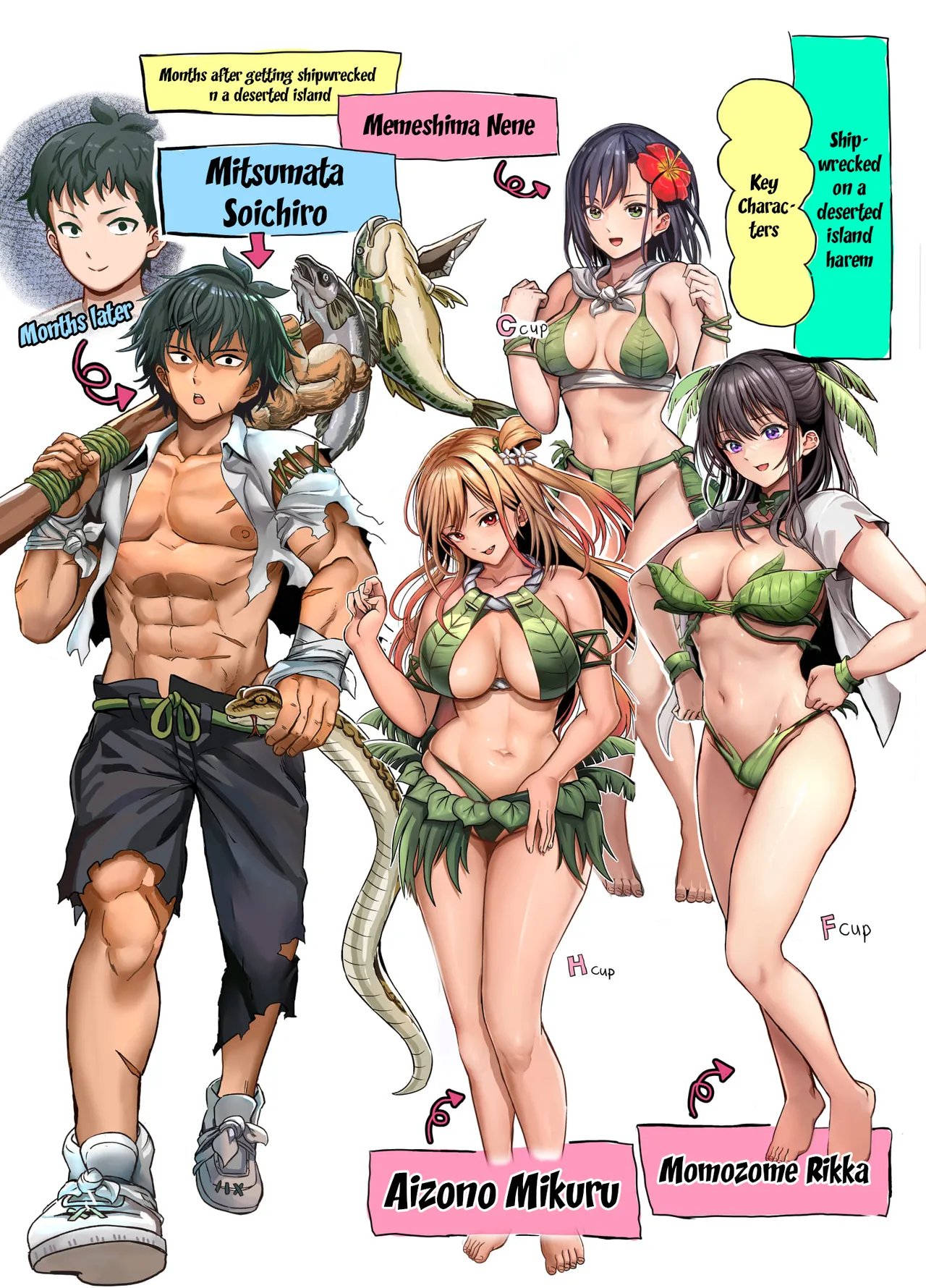 Mujintou Sounan Harem   Deserted Island Castaway Harem 1.2. 2