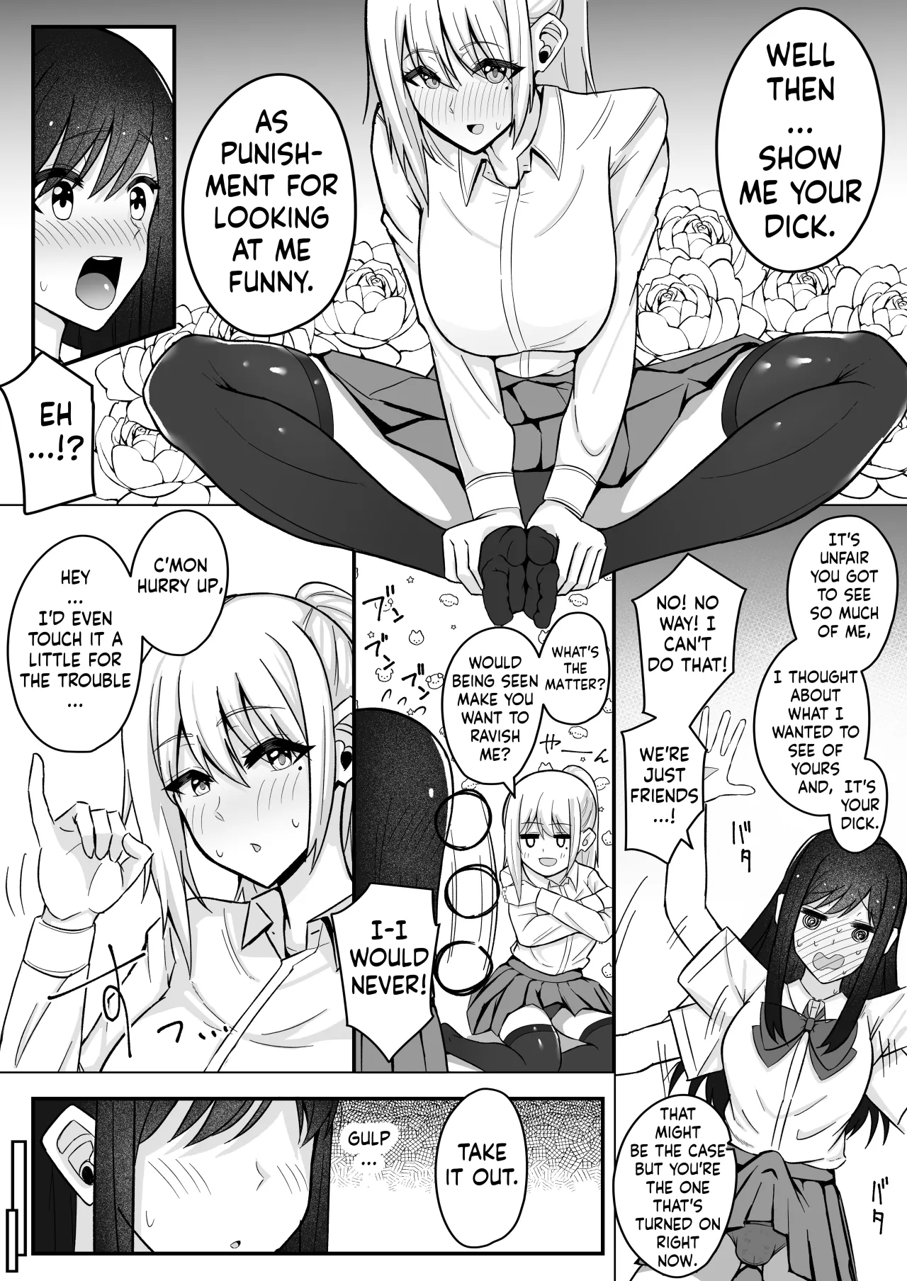 Muttsuri Futanari-chan wa Tomodachi ni Yokujou shiteru! 10