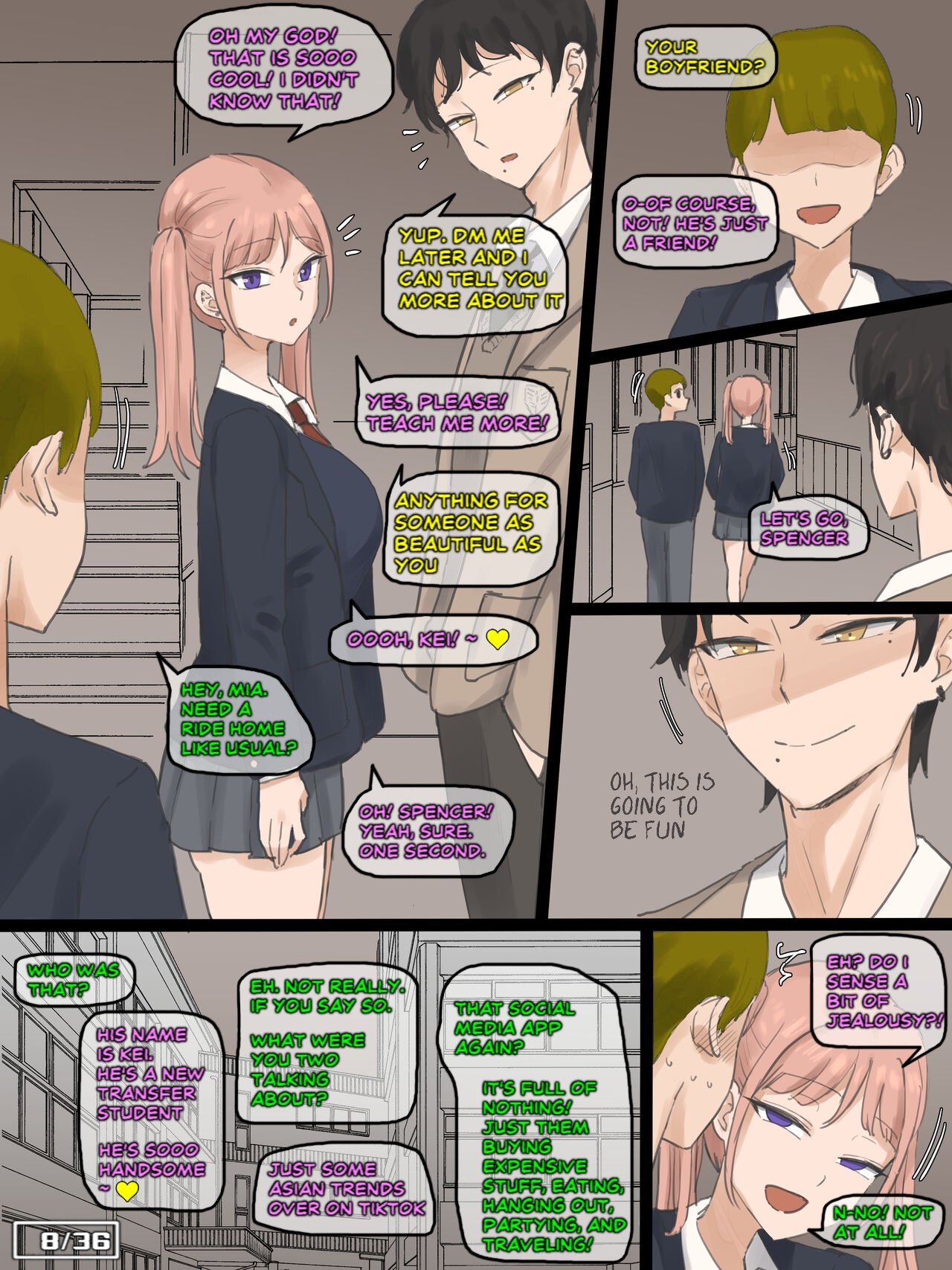 My Childhood Crush Cucked Me With The New Asian Transfer Student – [Laliberte- Edit] – RICED Edition 8