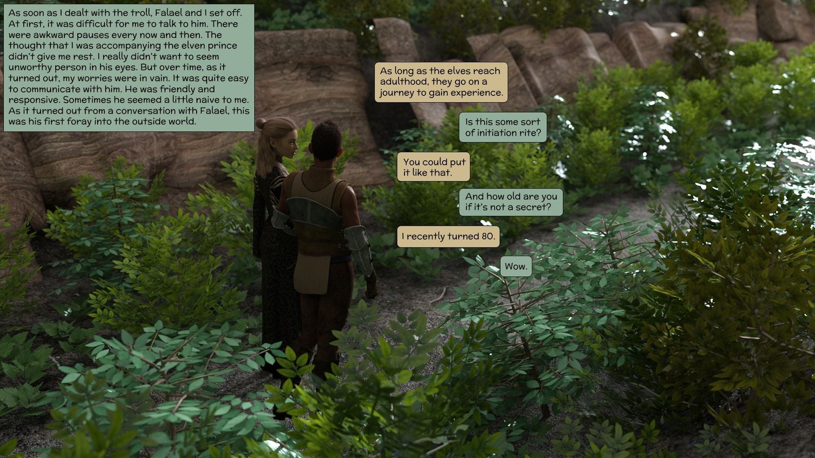 My Comrade Is An Elven Prince [Kizaru3D] 14
