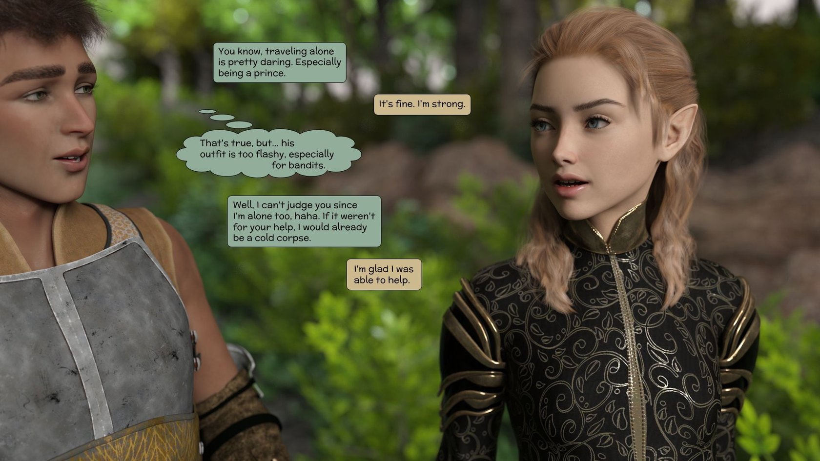 My Comrade Is An Elven Prince [Kizaru3D] 15