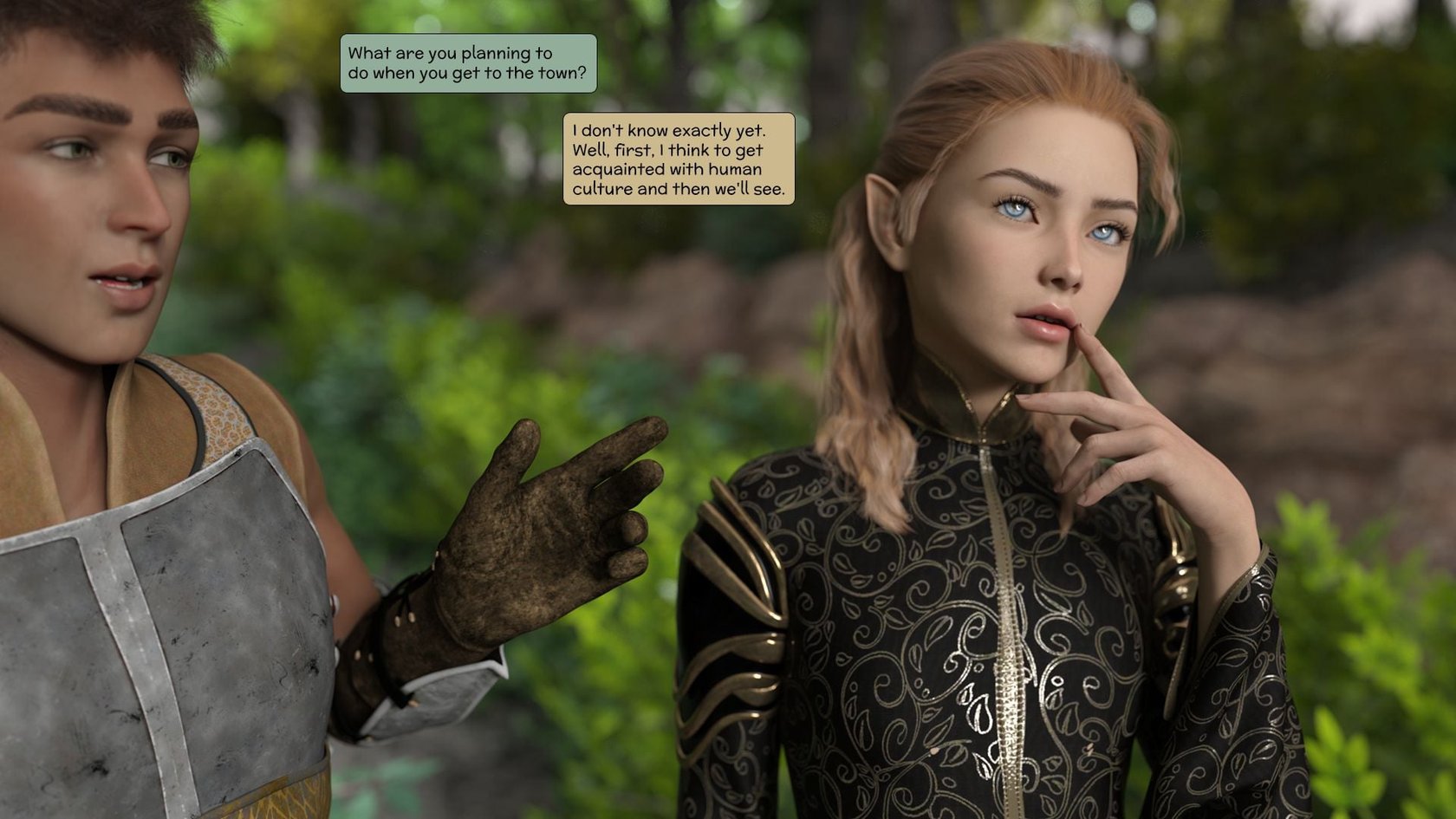 My Comrade Is An Elven Prince [Kizaru3D] 16