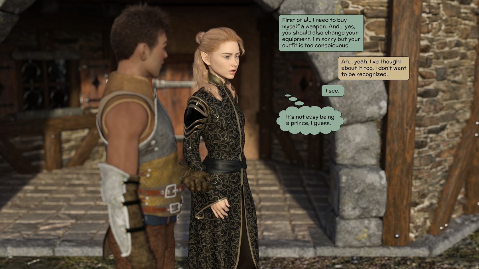 My Comrade Is An Elven Prince [Kizaru3D] 19