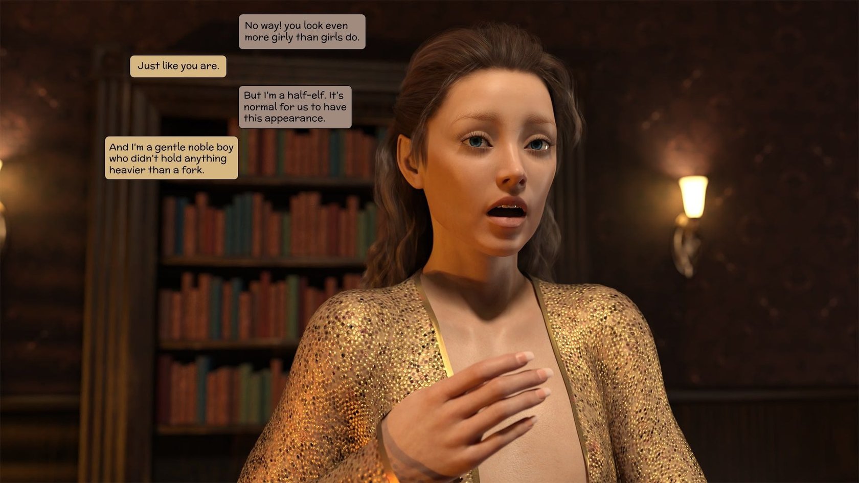 My Comrade Is An Elven Prince [Kizaru3D] 61