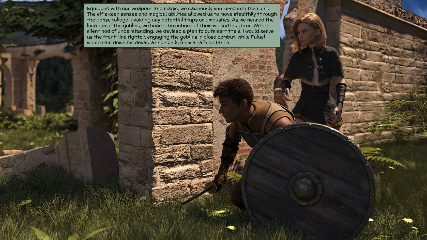 My Comrade Is An Elven Prince [Kizaru3D] 93