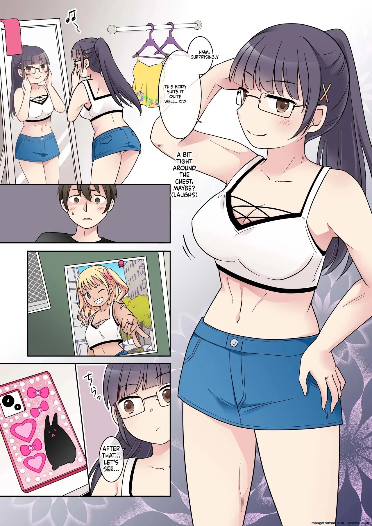 My Genius Senpai Girlfriend Swapped Bodies with a Gal! 34