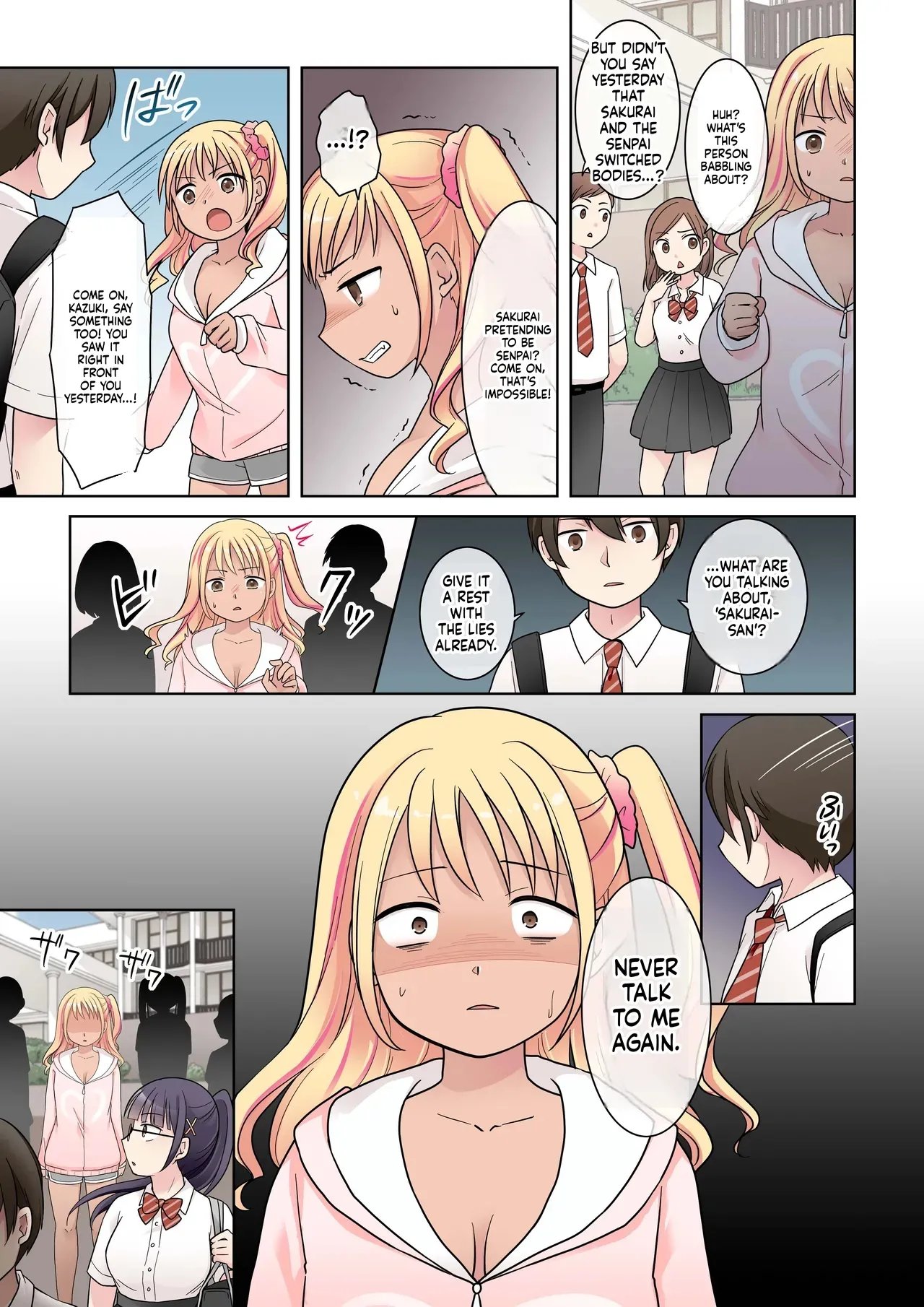 My Genius Senpai Girlfriend Swapped Bodies with a Gal! 38