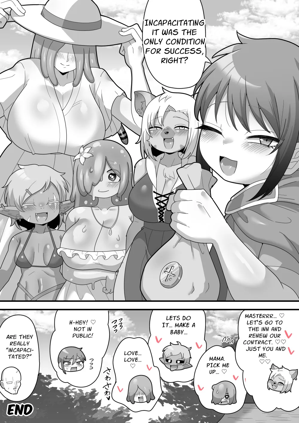 Nakadashi Sareru no ga Jouken no Tame Nouryoku! Futanari Mamono ni Okasare Makutte Tenka Toru (Naki) 84
