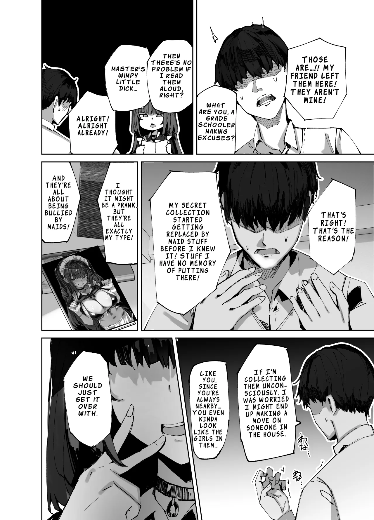 Namaiki Maid ni Kakushiteta Ecchi na Hon ga Mitsukatte Baka ni Sarenagara Ecchi Suru Hanashi. 9