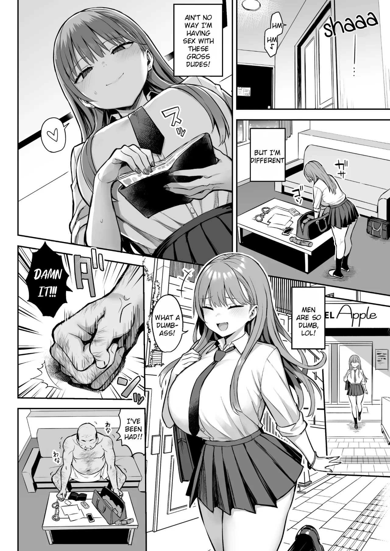 Namaiki Papa Katsu Shoujo ni Seisai SEX 4