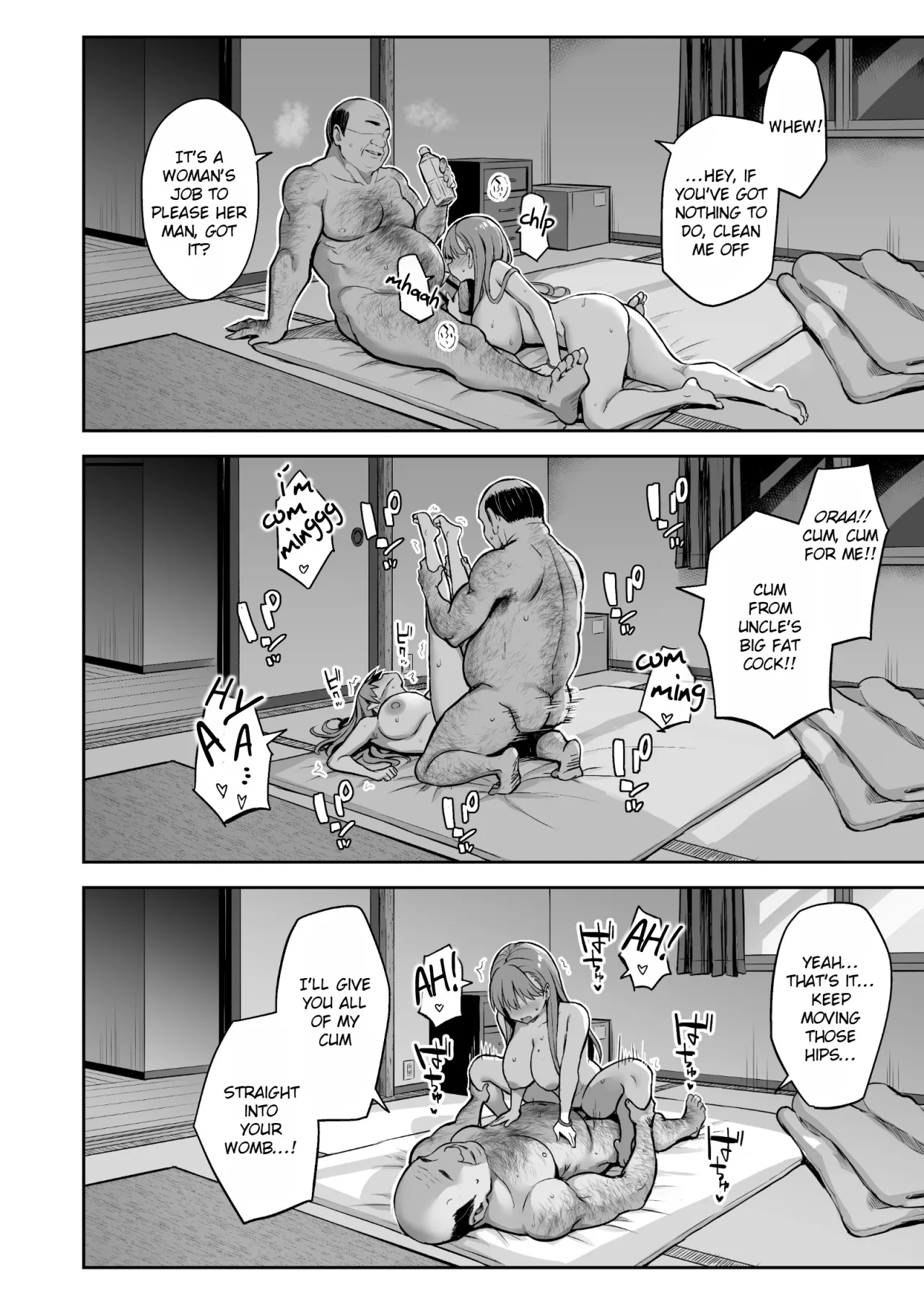 Namaiki Papa Katsu Shoujo ni Seisai SEX 48