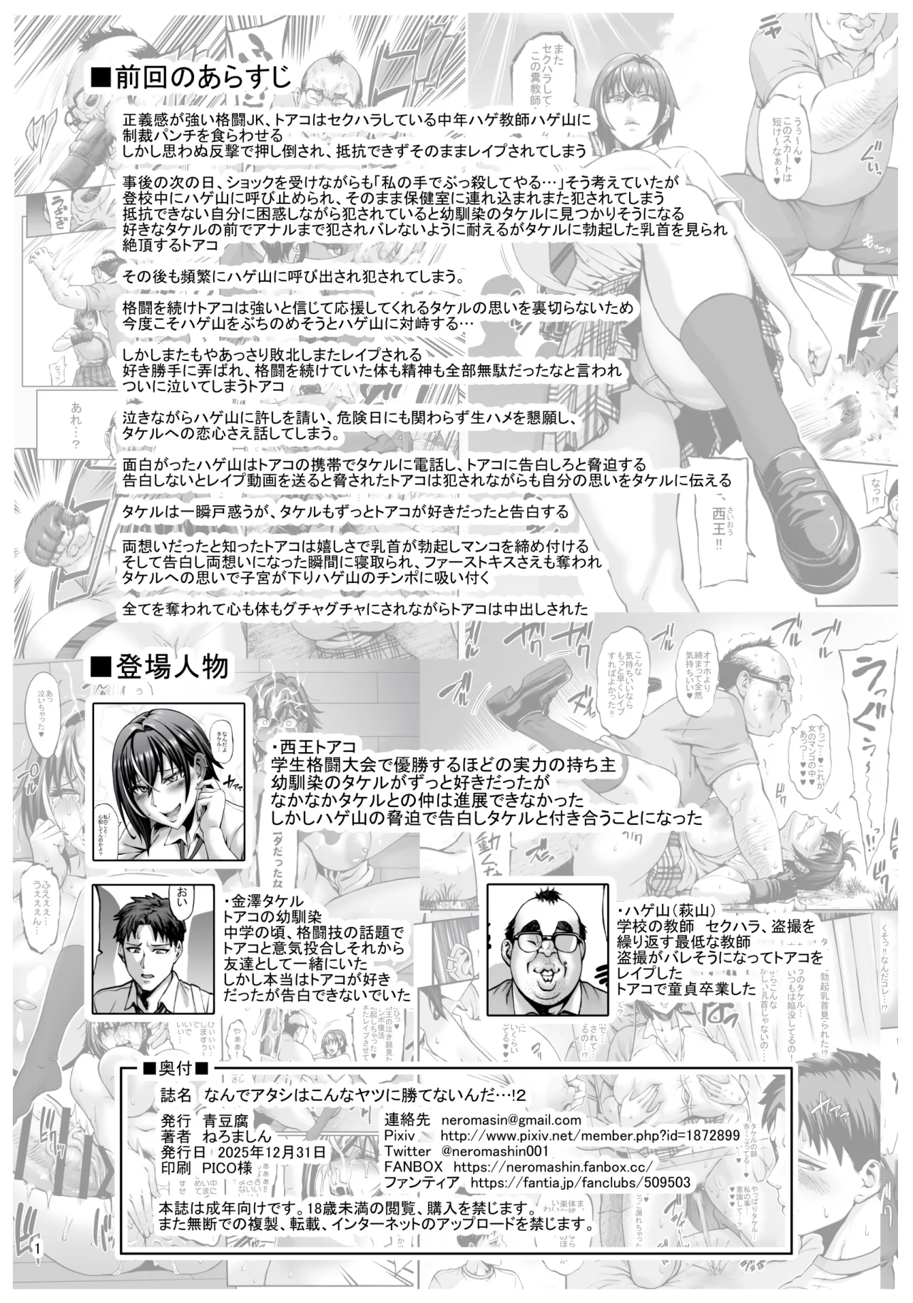 Nande Atashi wa Konna Yatsu ni Katenai nda...!? 2 3