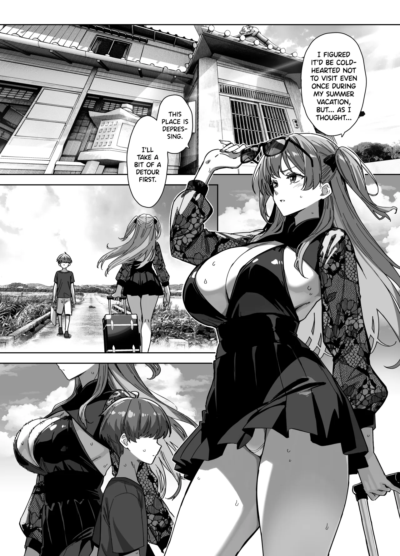 Natsu to Inaka to Yuuwaku shite kuru Dekkai Oshiego 3 + C106 Bonus Book - Decensored 2