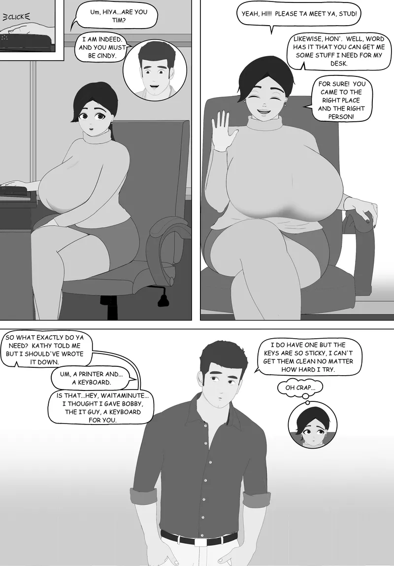 Naughty Business 1 – Tim's First Day Oneshot - Page 5