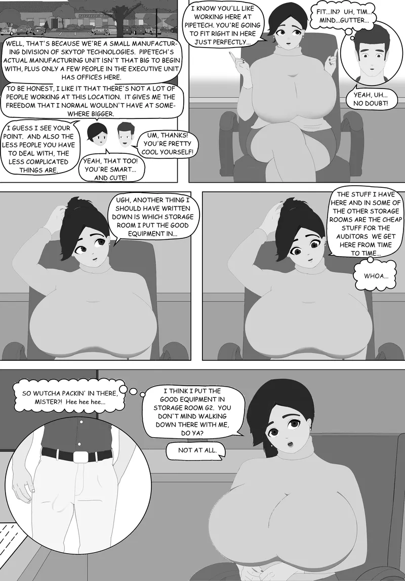 Naughty Business 1 – Tim's First Day Oneshot - Page 8