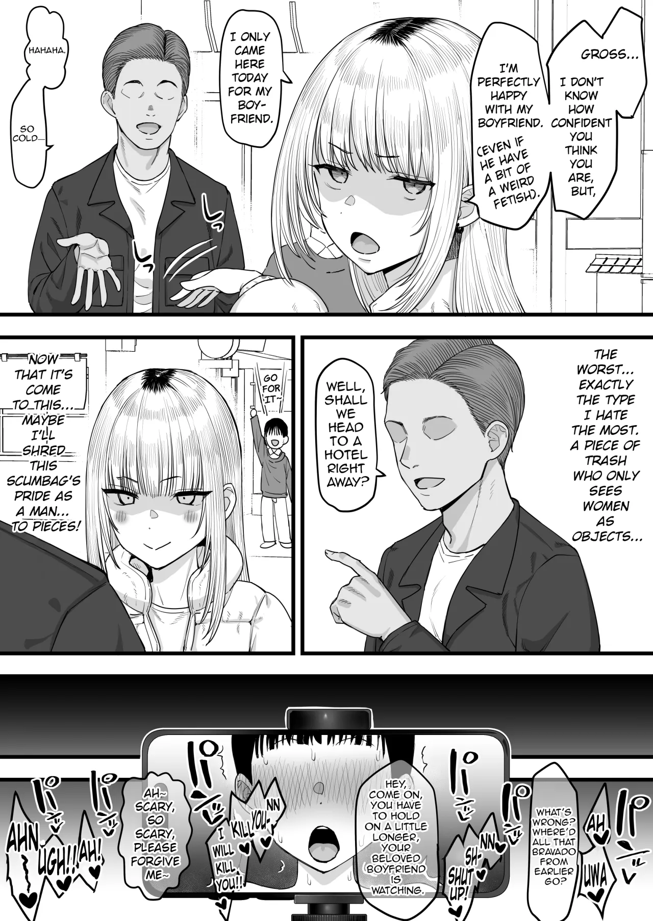 Netorase, Tsuyoi Kanojo wa Yarichin ni Ochiru 4
