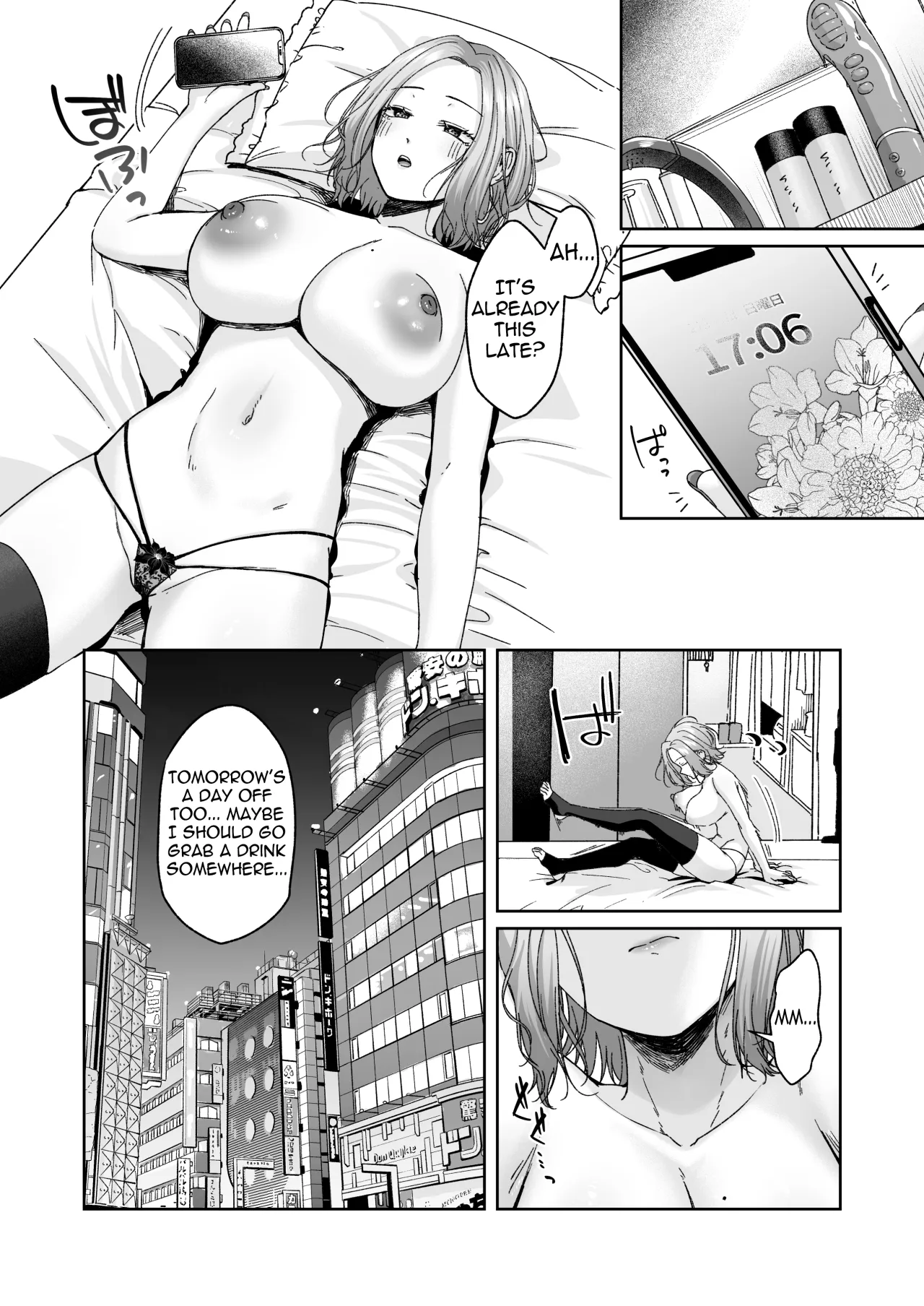 Nijigen Otaku-kun wa Gal Oppai de Kan Ochi Shasei 63