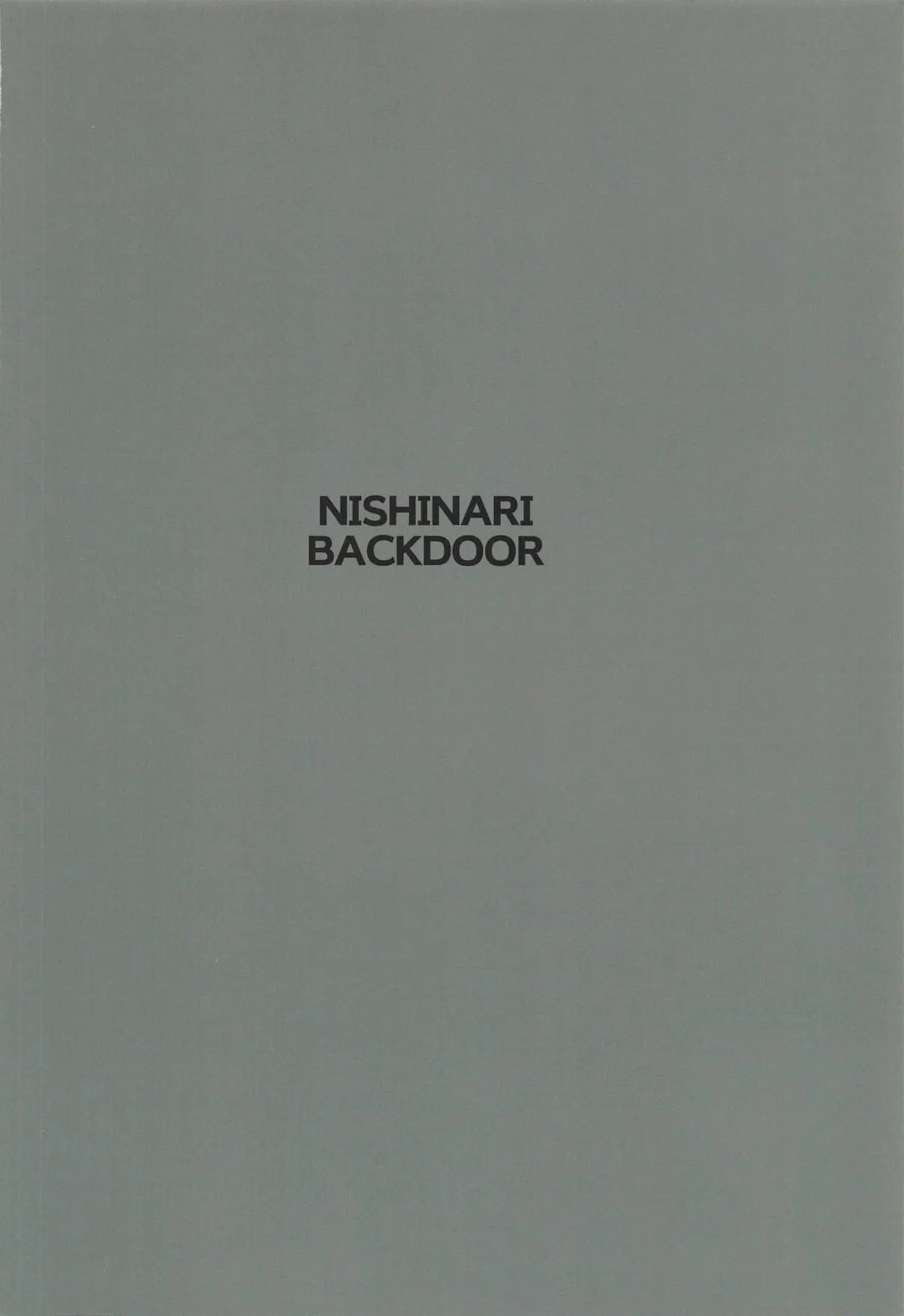 NISHINARI BACKDOOR 2025autumn Bakemonogatari Goudou 16