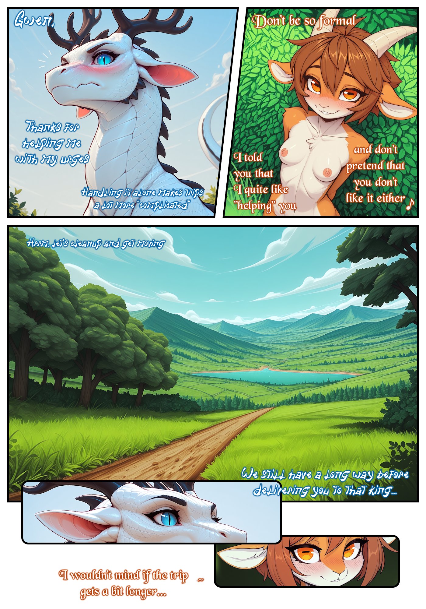 [Nonimousmate] Escort duty chapter 2 [Ongoing][AI generated] 6