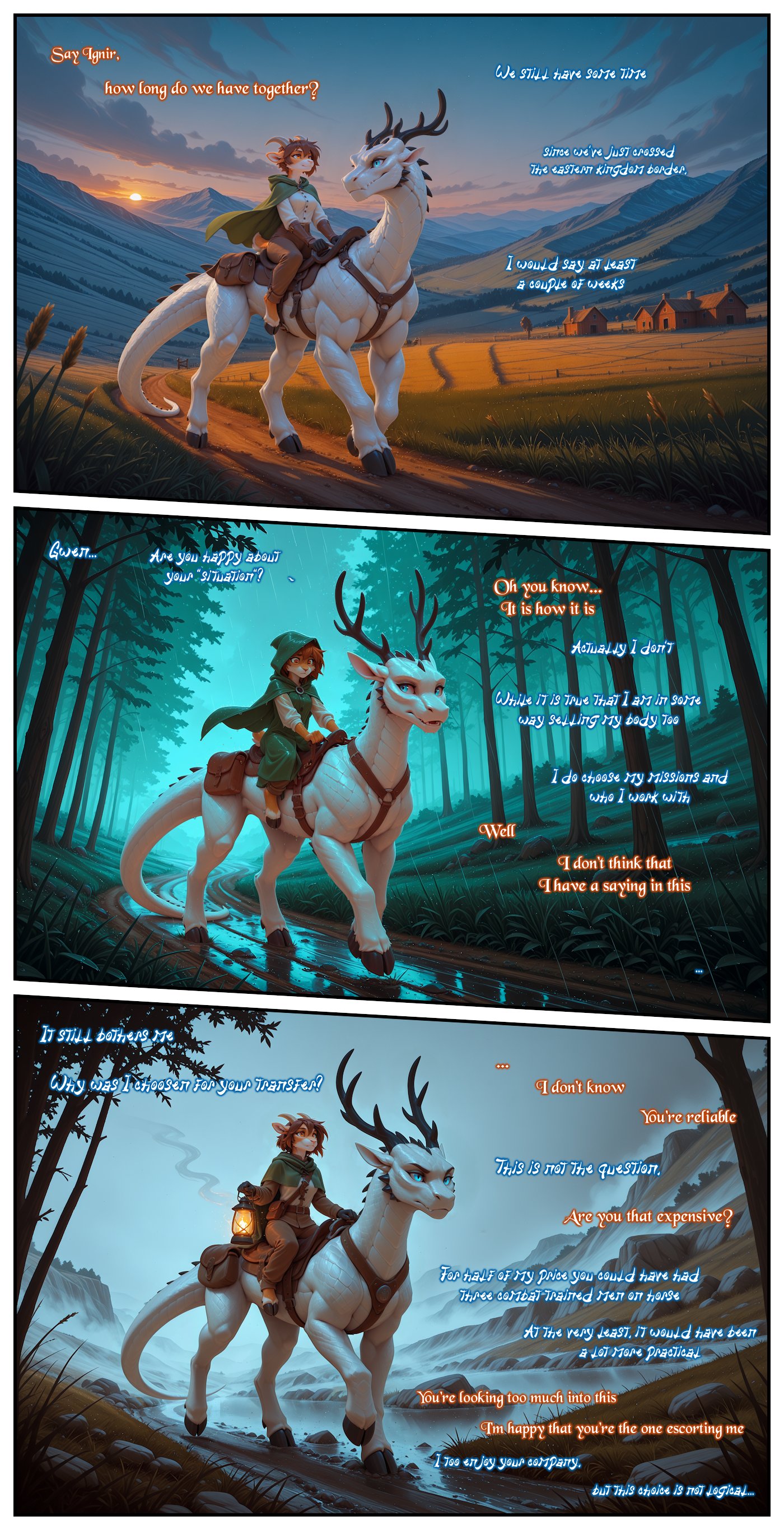 [Nonimousmate] Escort duty chapter 2 [Ongoing][AI generated] 7