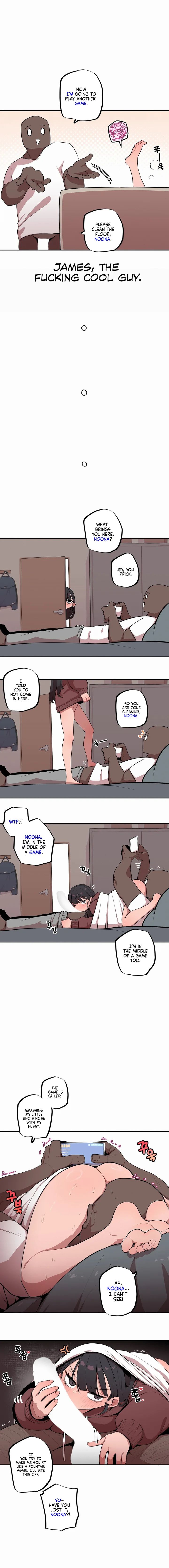 Noona and her BIG little Bro 6