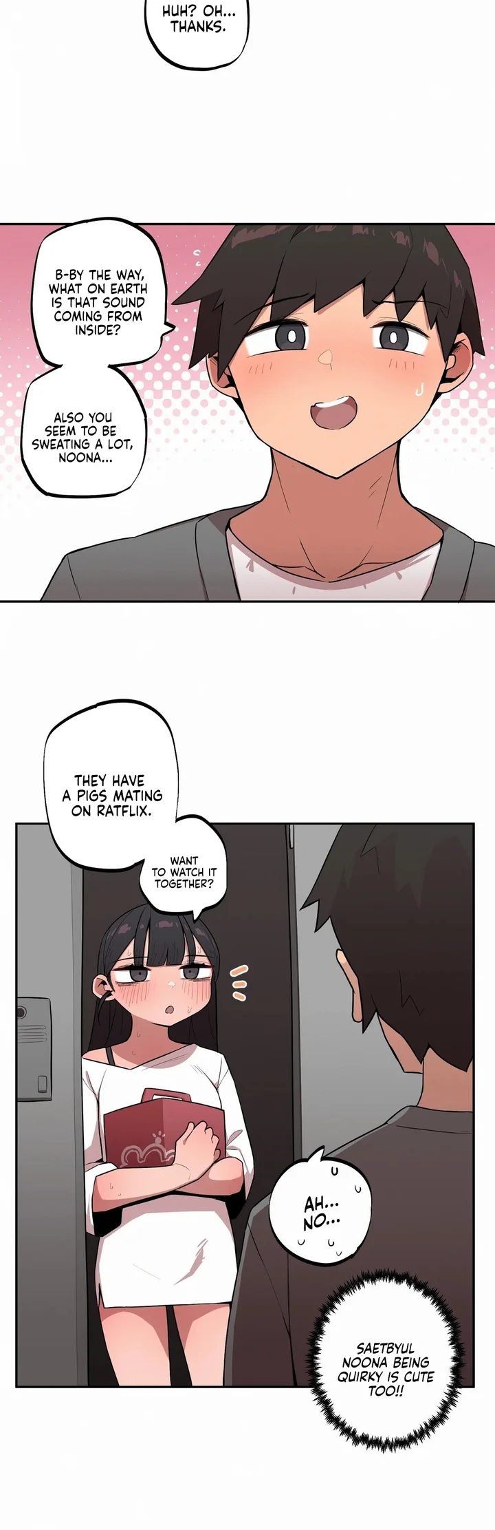 Noona and her BIG little Bro 17