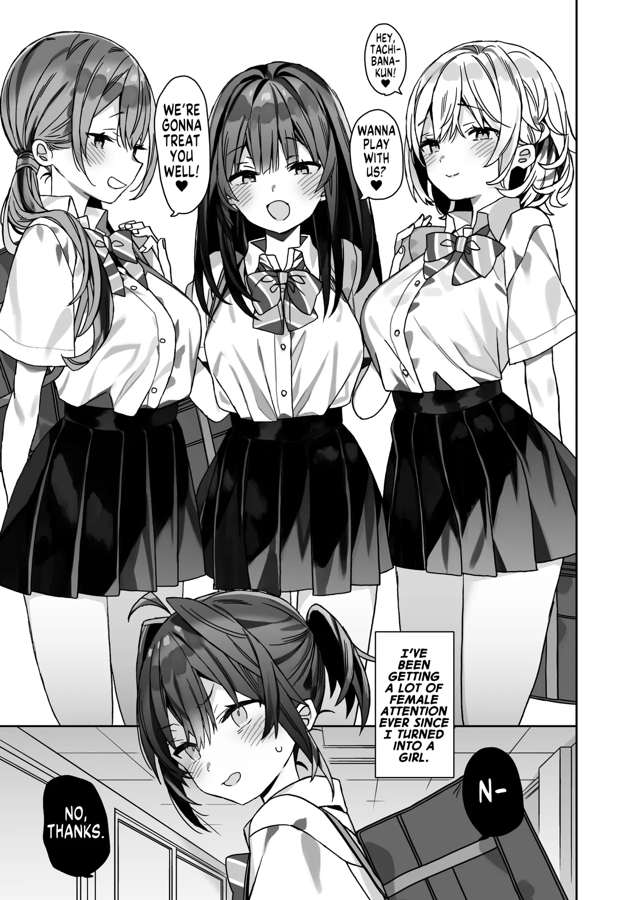 Nyotaika Shita Ore no Tadareta Gakusei Seikatsu IF 4