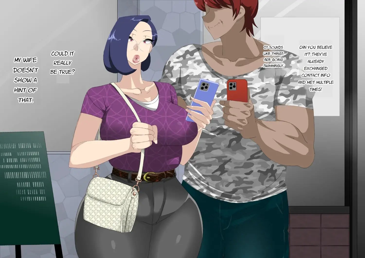 Nyoubou o Kyokon to Furin Sasete Mita | I Made My Wife Have An Affair With A Man With A Huge Penis 24