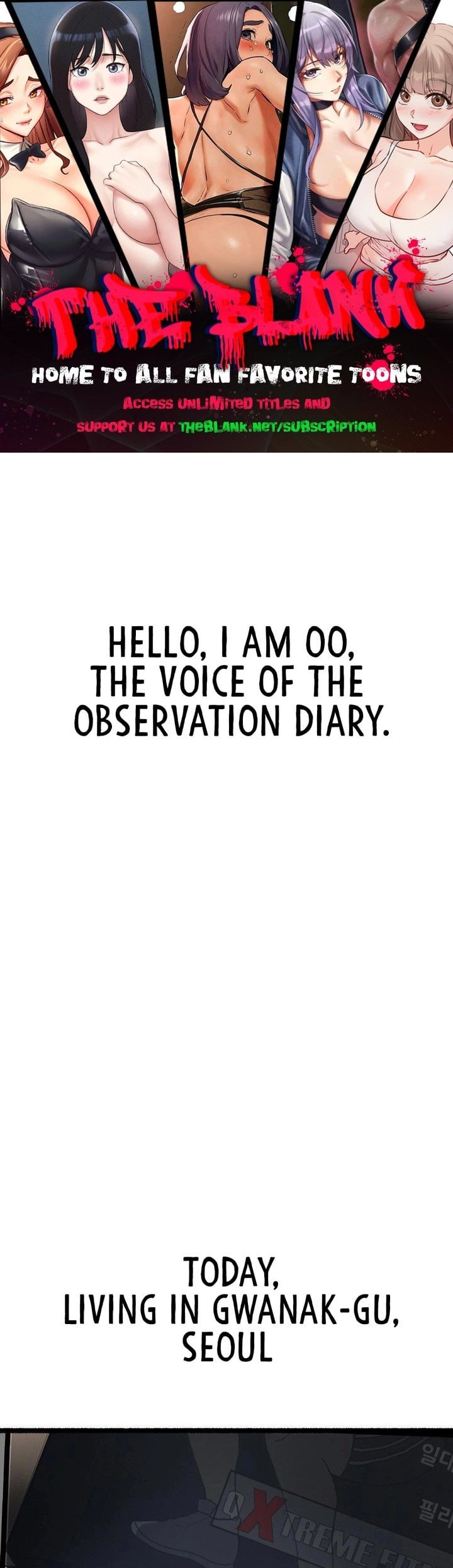 Observation Diary 1