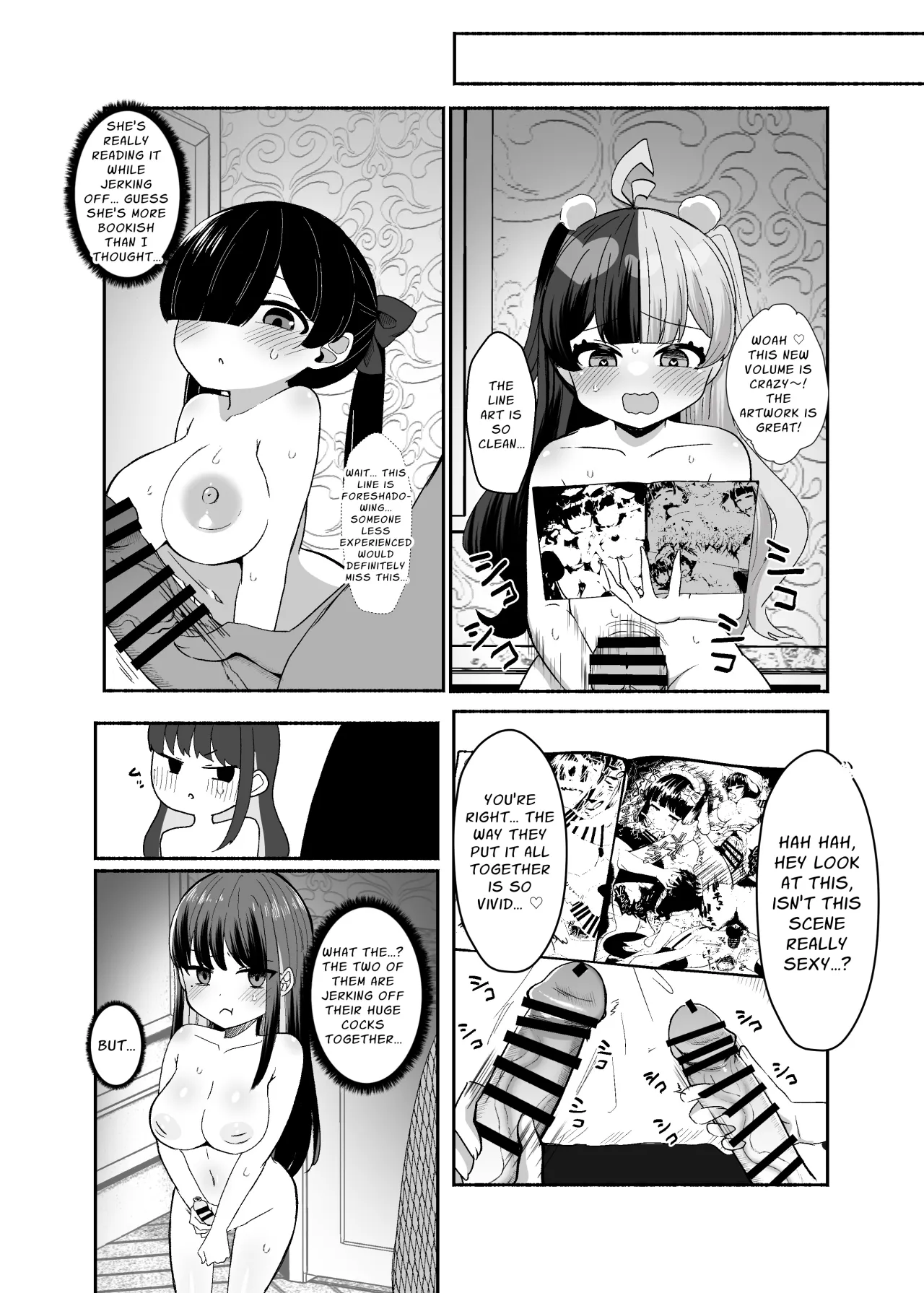 Ochinpo Joshi 3-nin, NatsuComi Senrihin Yominagara Nuite Hamete Mata Nuita. 20
