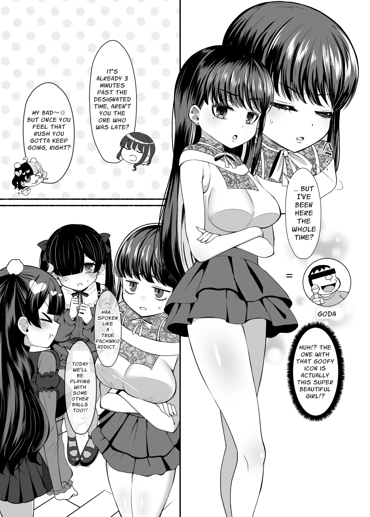 Ochinpo Joshi 3-nin, NatsuComi Senrihin Yominagara Nuite Hamete Mata Nuita. 4