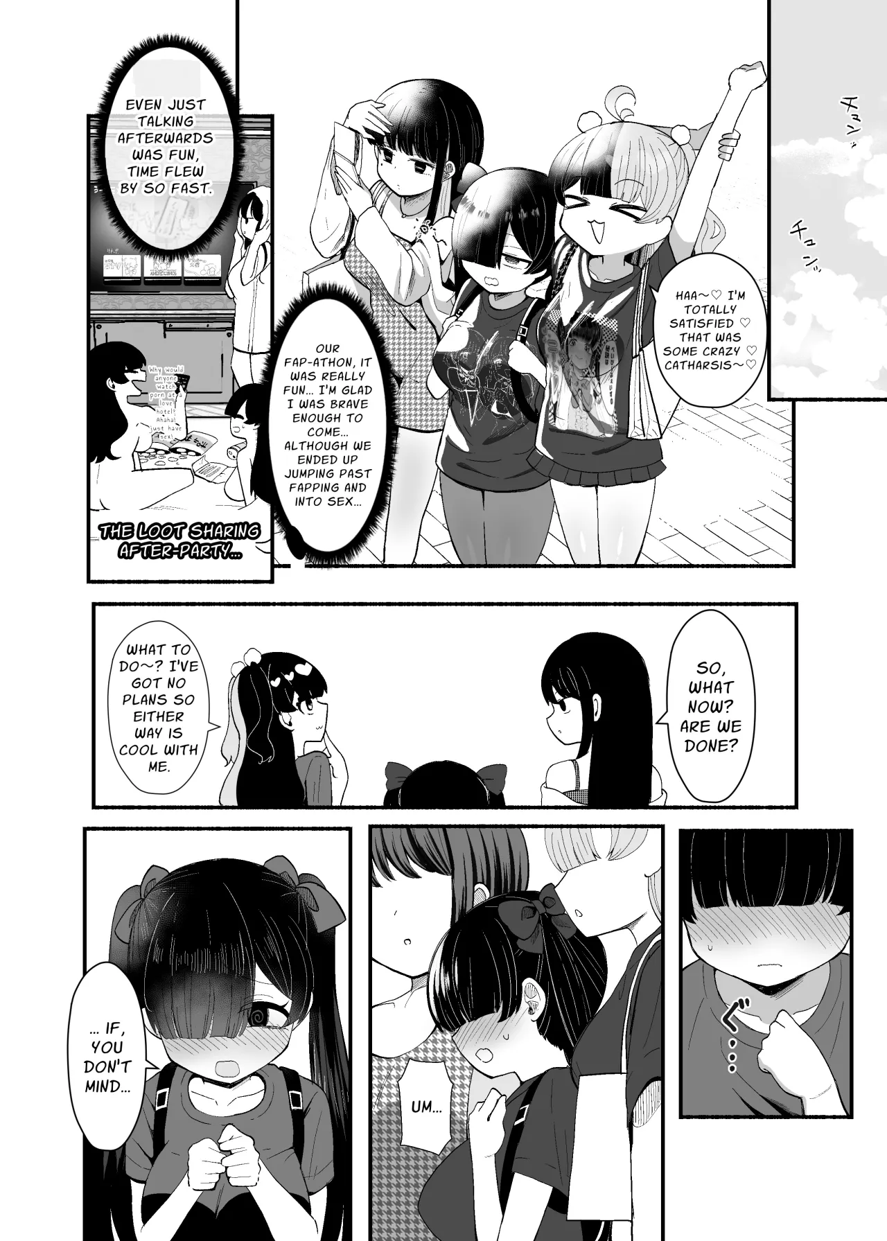 Ochinpo Joshi 3-nin, NatsuComi Senrihin Yominagara Nuite Hamete Mata Nuita. 52