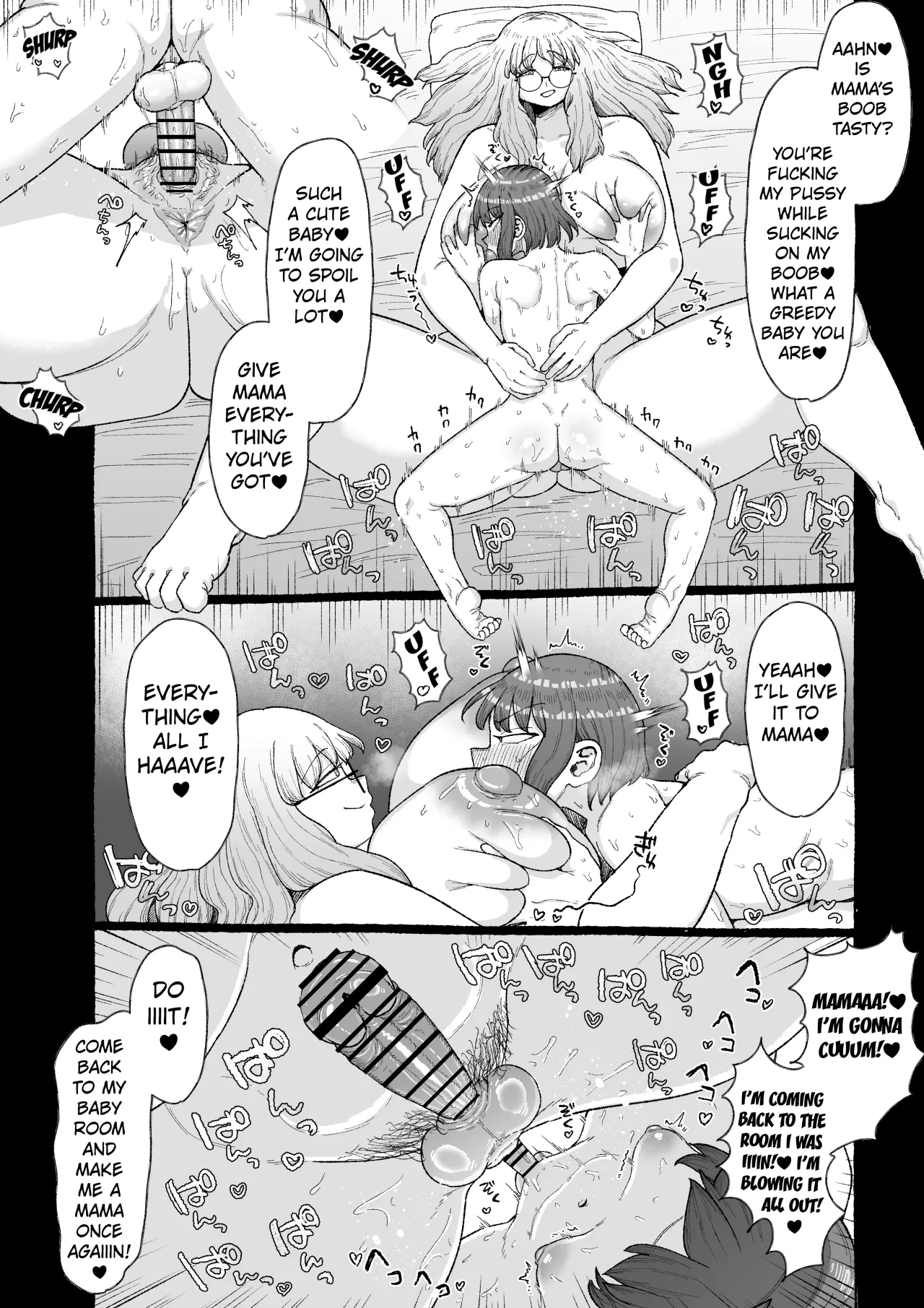 Ogya Babu Charisma Shachou no Mesu Ochi Futanari Homo Chinpo Sandwich 10