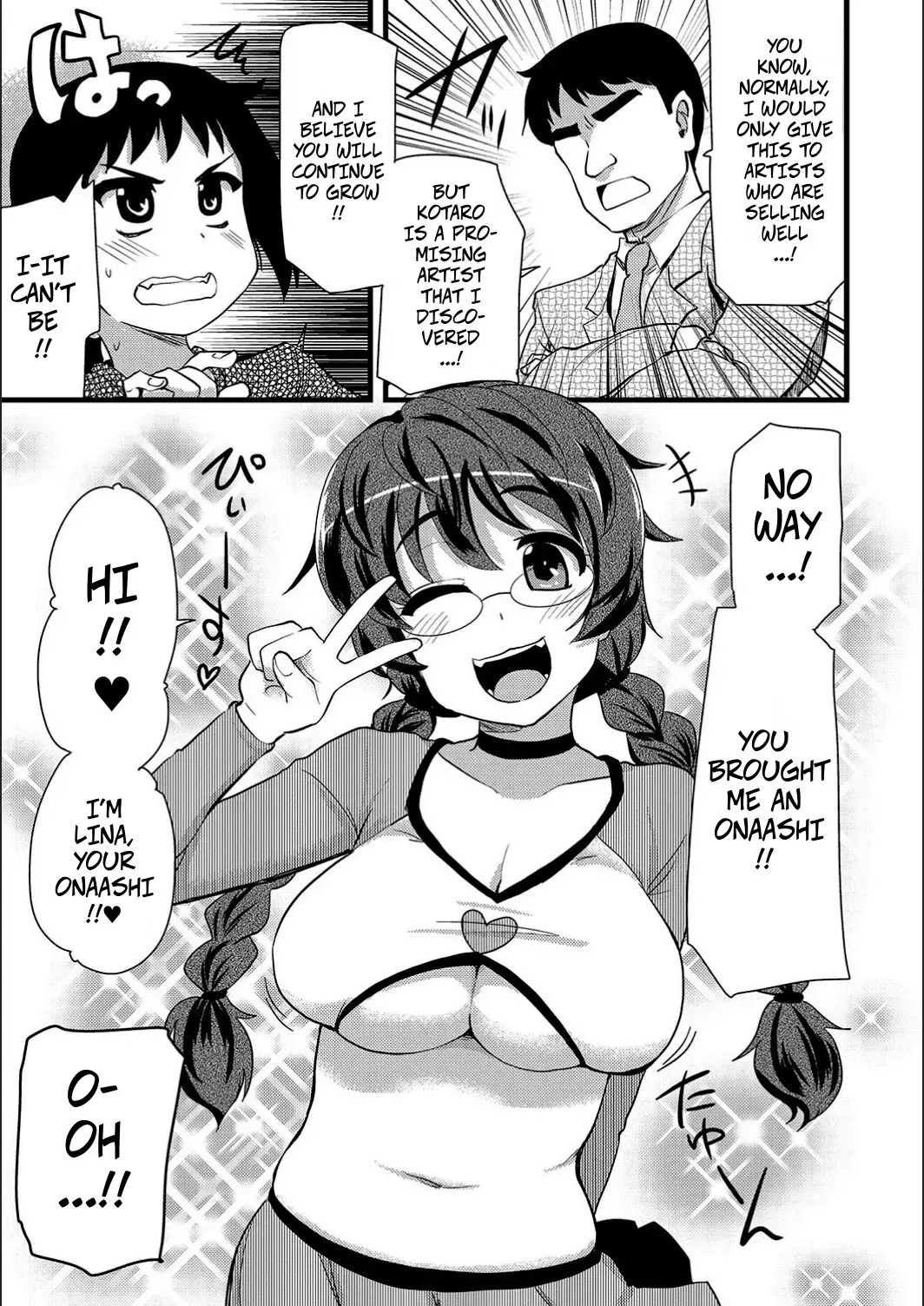 ONA-ASSI! ~Ero Mangaka no Onanie o Tetsudau Shigoto~ Ch. 1 4