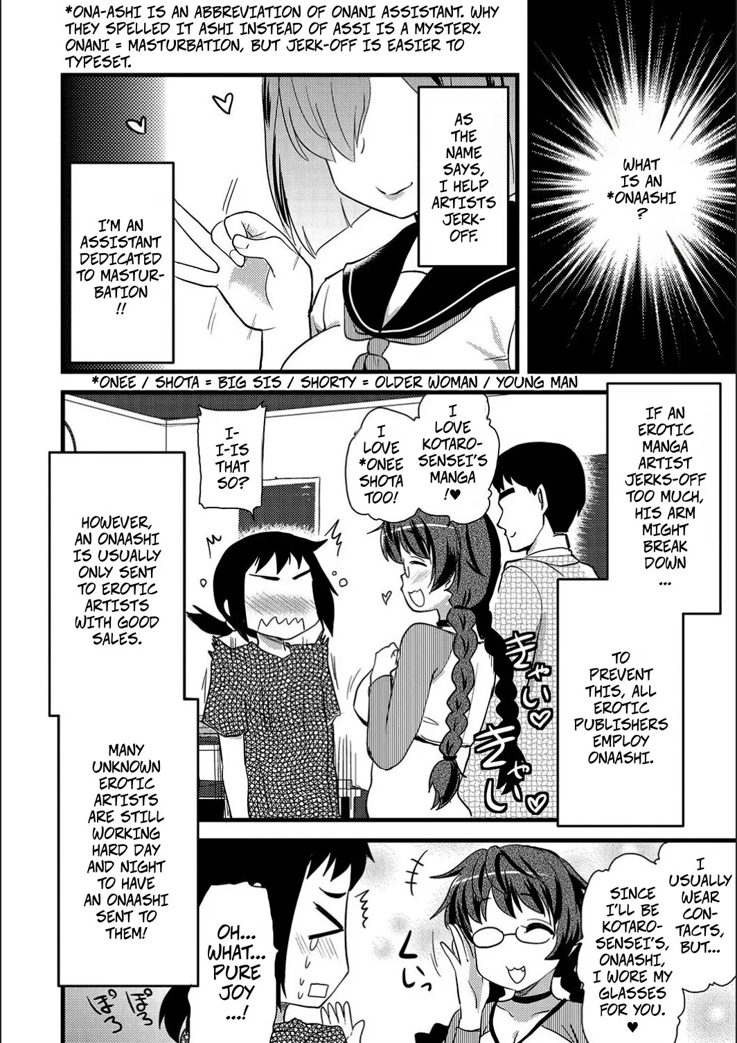 ONA-ASSI! ~Ero Mangaka no Onanie o Tetsudau Shigoto~ Ch. 1 5