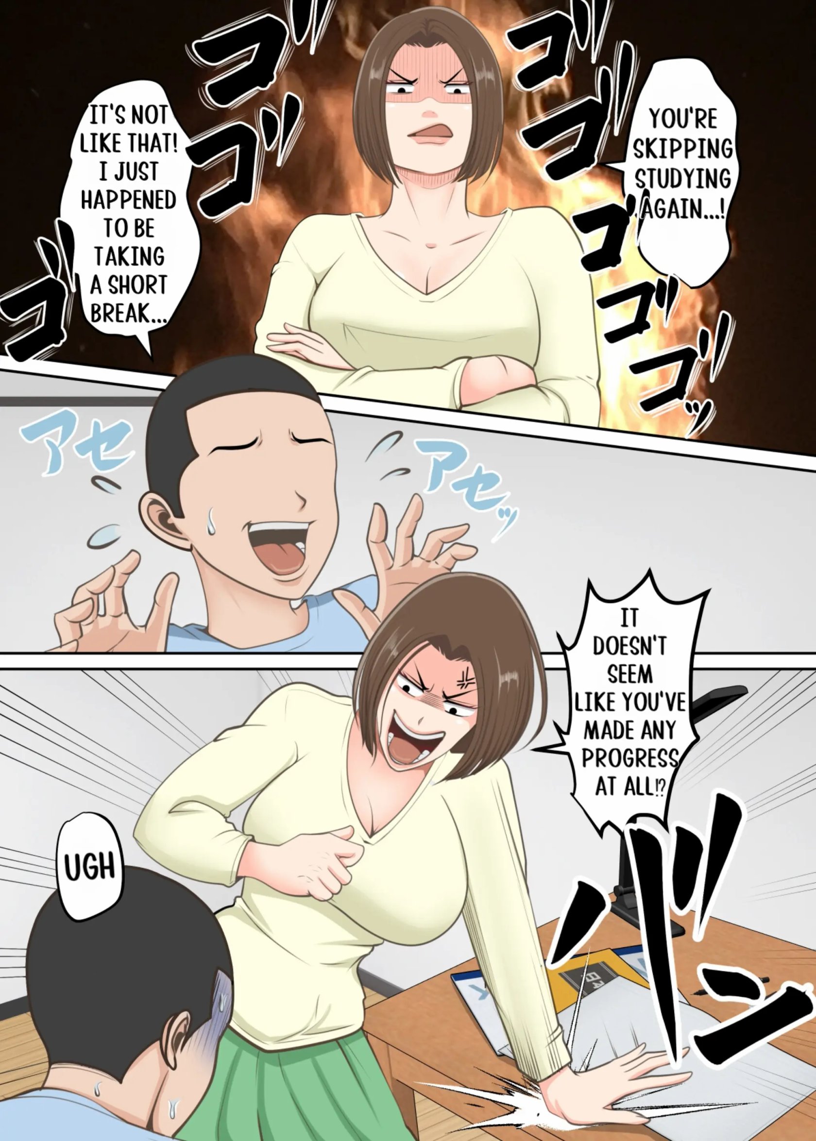 Oni no Kyouiku Mama ga Musuko to Amaama SEX made 3