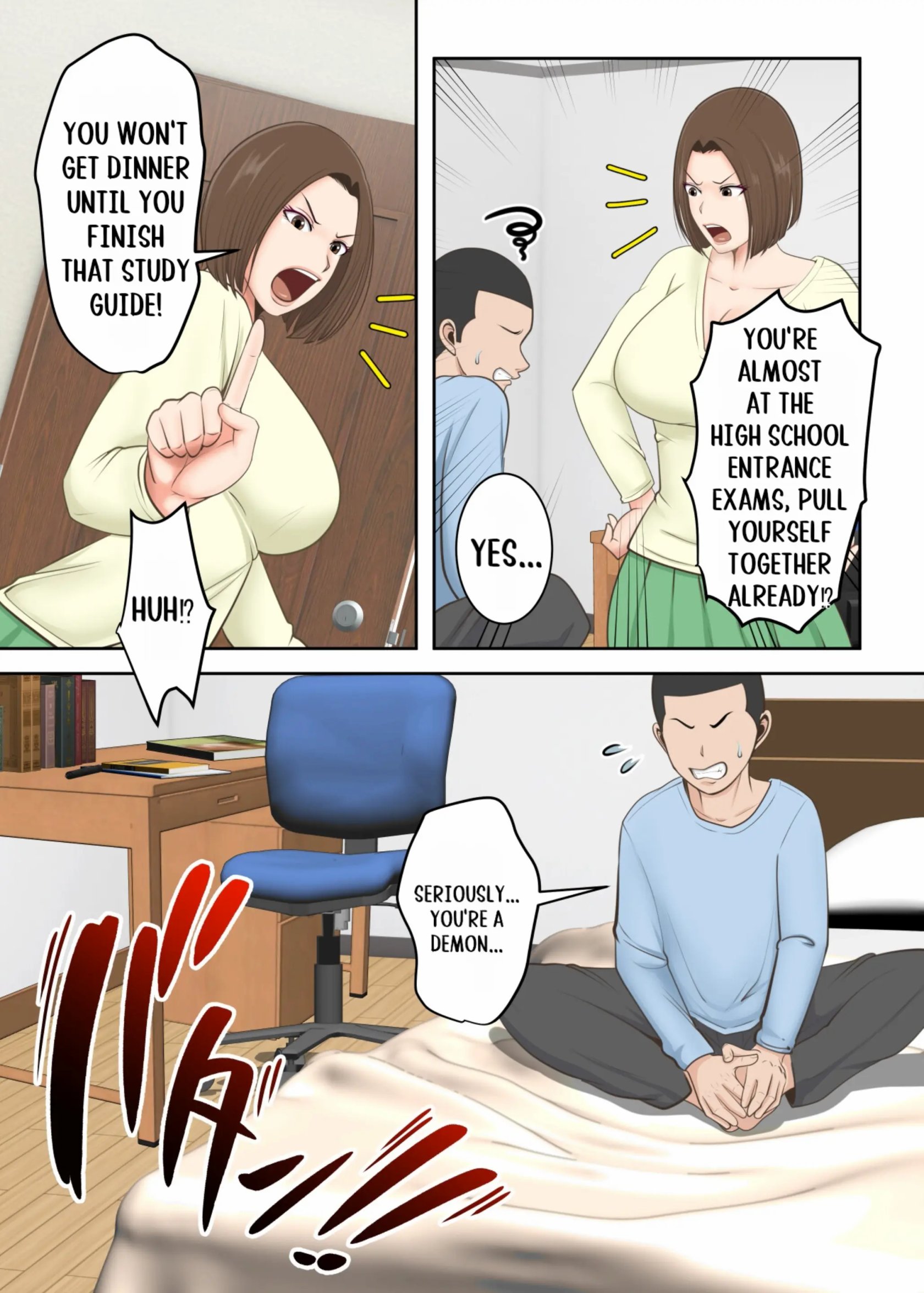 Oni no Kyouiku Mama ga Musuko to Amaama SEX made 4